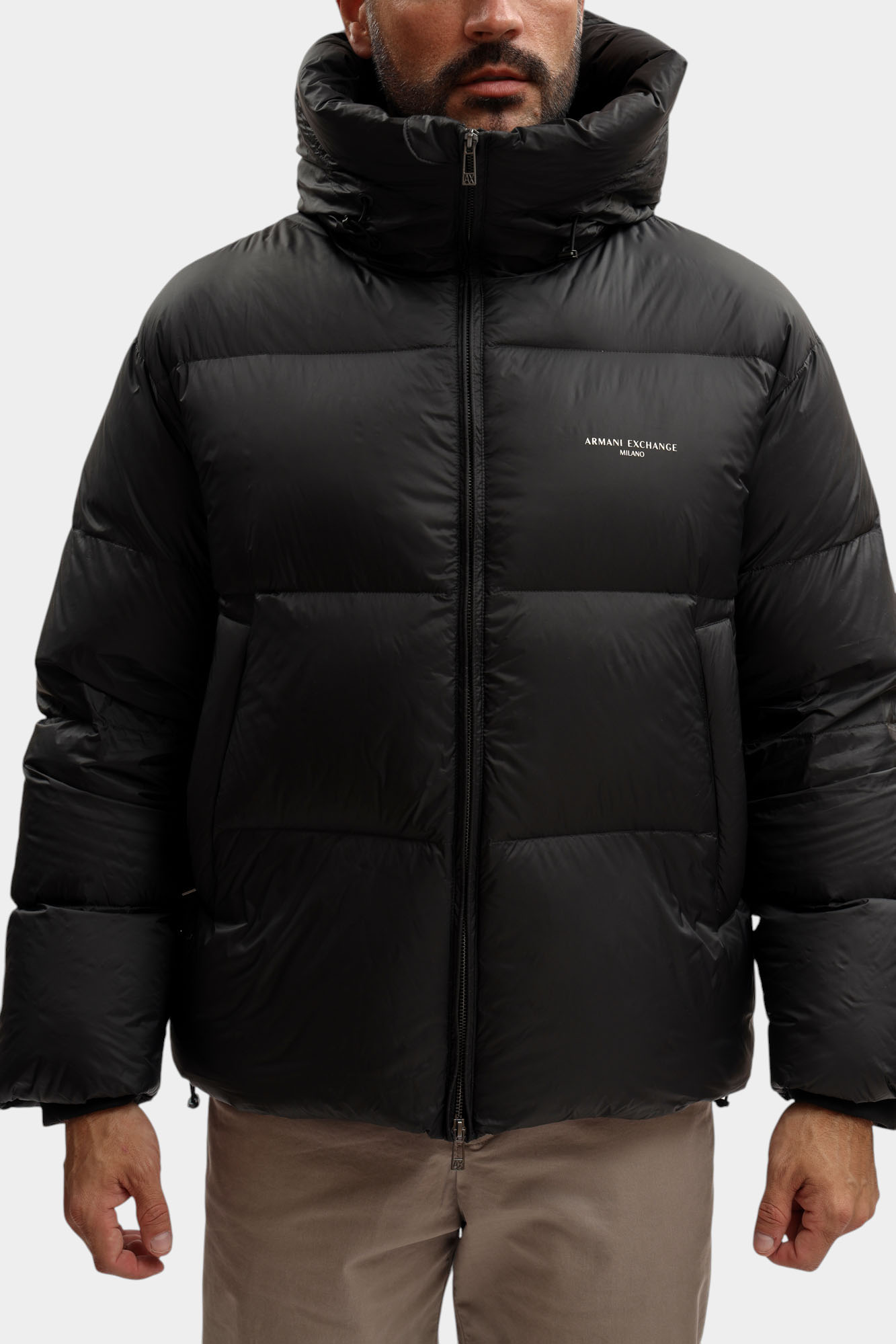 XM001115_AF16589 Куртка пуховая Armani Exchange Черный