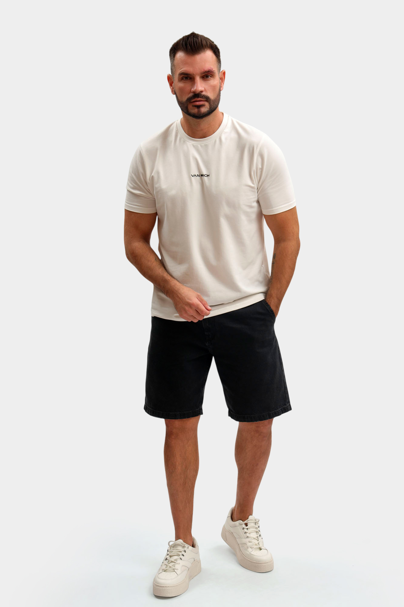 VM-OMA-33-615 Шорты джинсовые Van Mich Черный