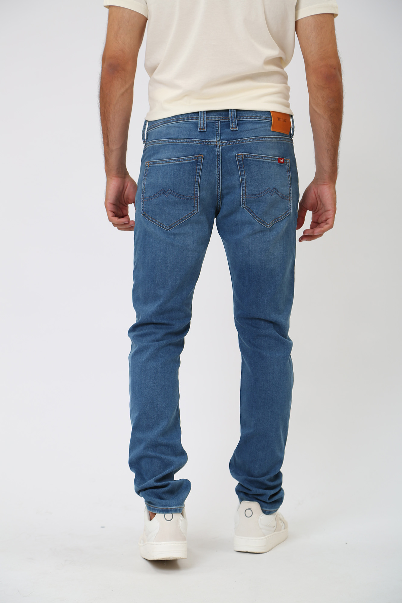 1013435-5000 Брюки джинсовые Mustang Синий