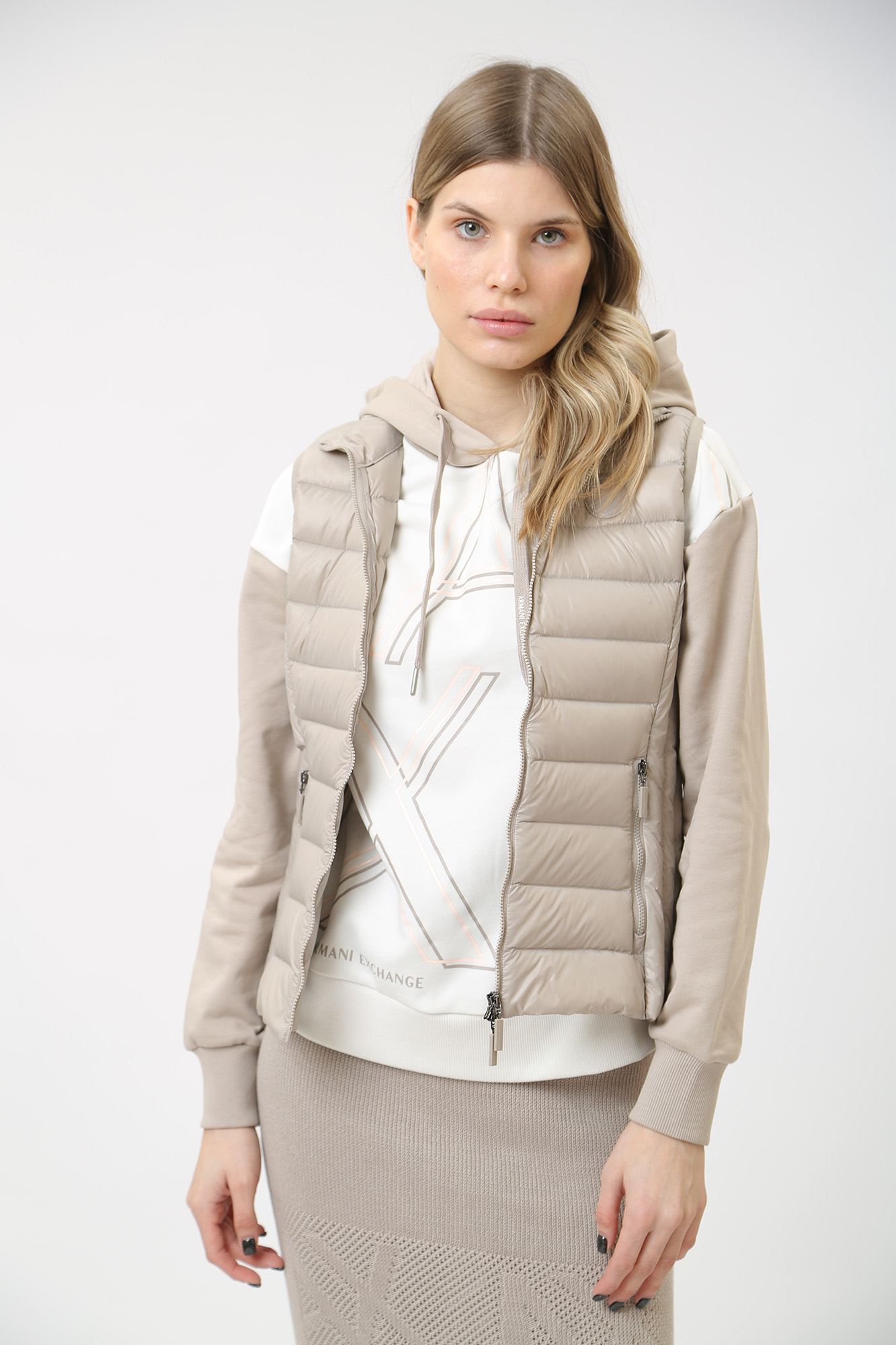 8NYQ01_YNM4Z жилет пуховый armani exchange 