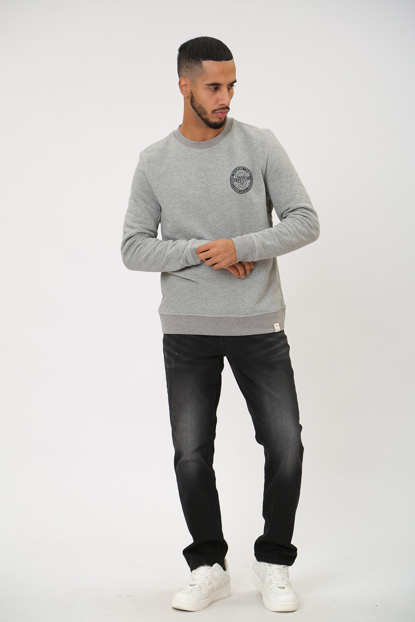 1014159 Свитшот Mustang Серый