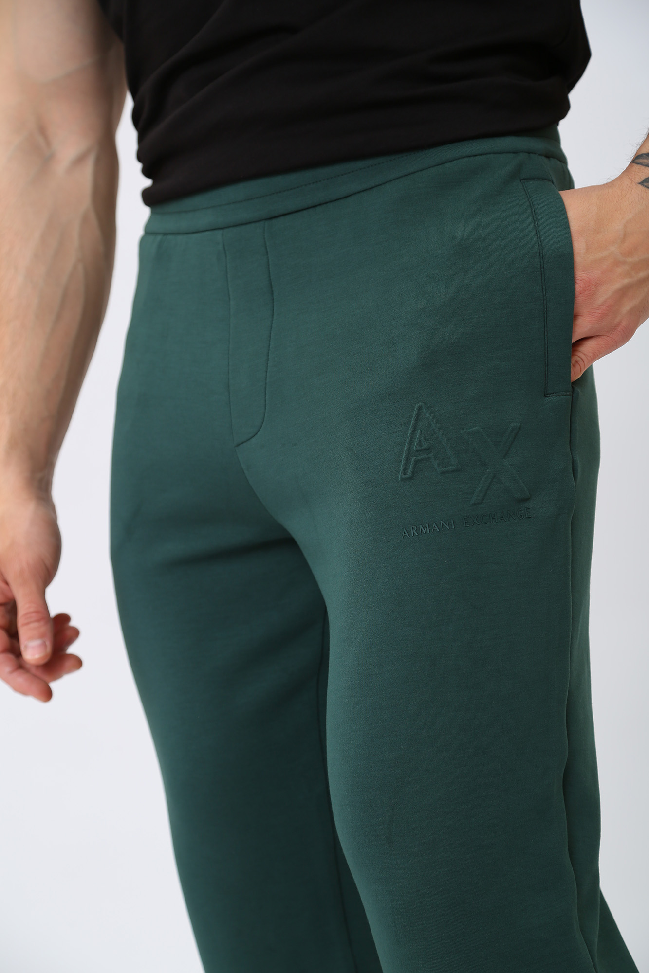 3RZPHE_ZJZDZ Брюки спортивные Armani Exchange Зеленый