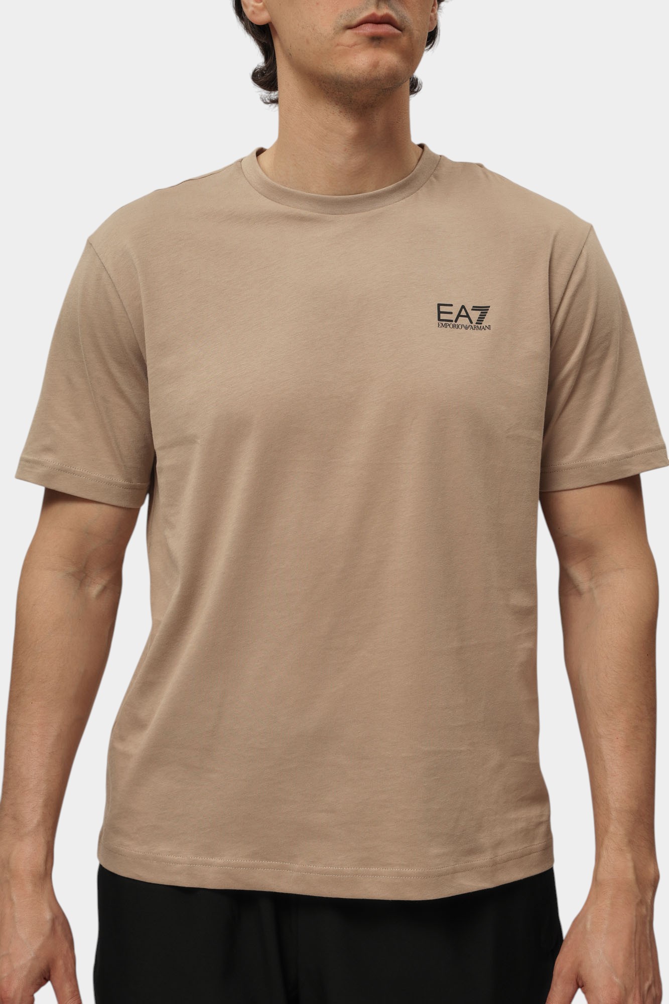 7M000567_AF10375 Футболка EA7 Бежевый