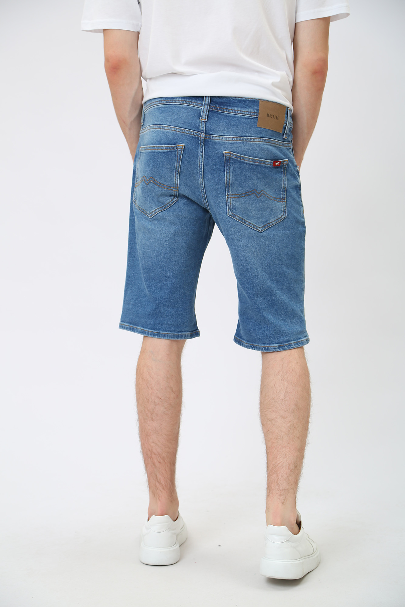 1013423-5000 Шорты джинсовые Mustang Синий