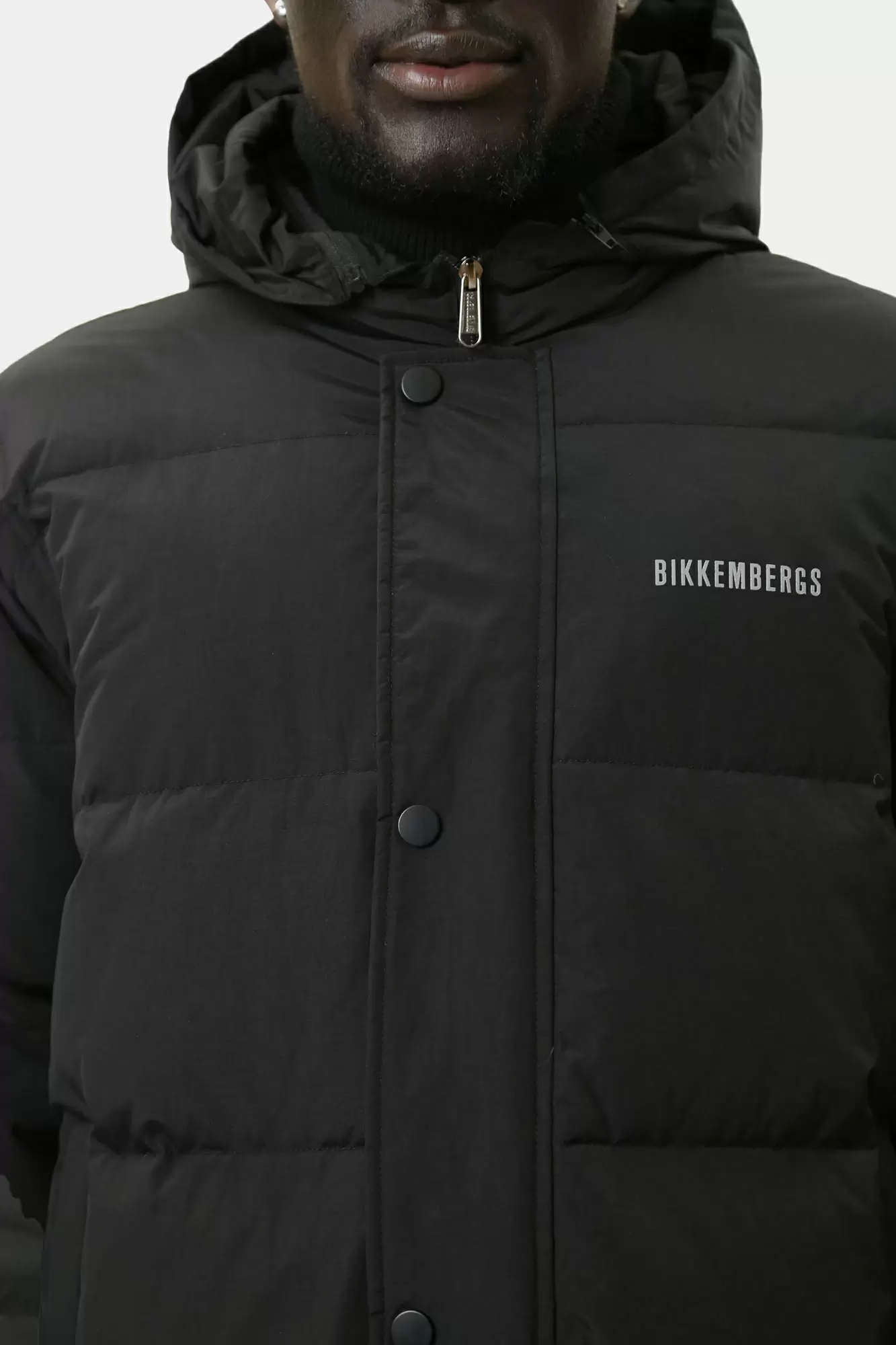 BMG0422 Пуховик Bikkembergs Черный