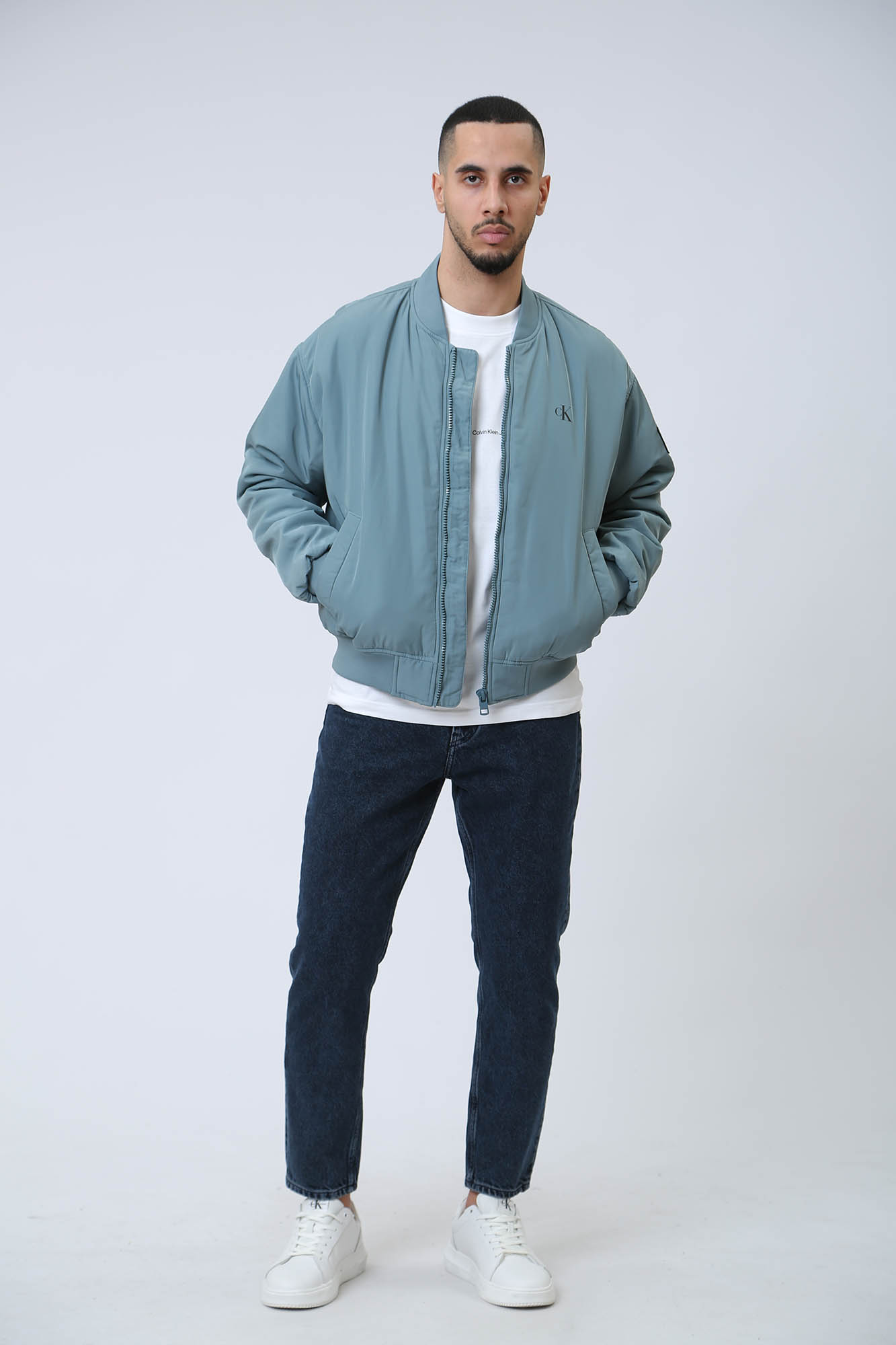 J30J324657 Бомбер Calvin Klein Jeans Синий