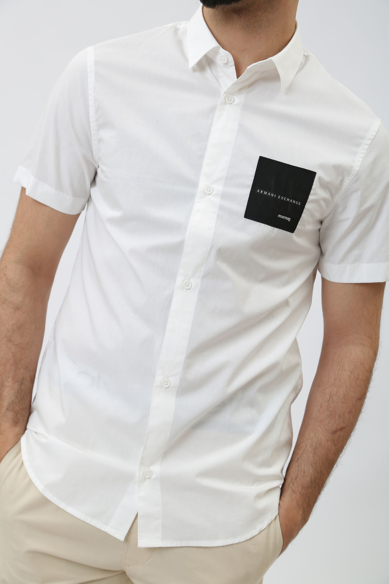3DZC27_ZNXLZ Рубашка Armani Exchange Белый