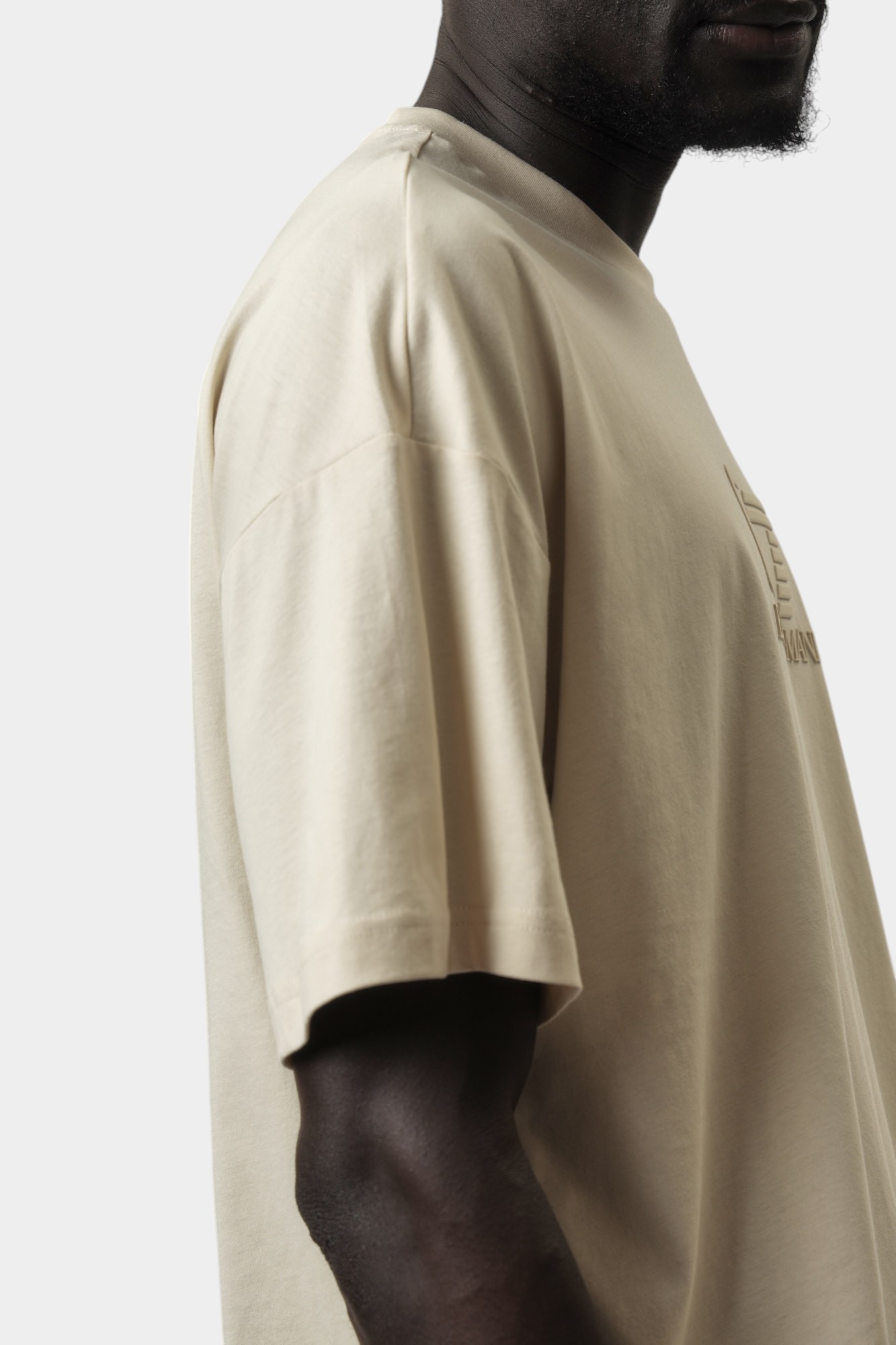 7M000226_AF10375 Футболка EA7 Бежевый