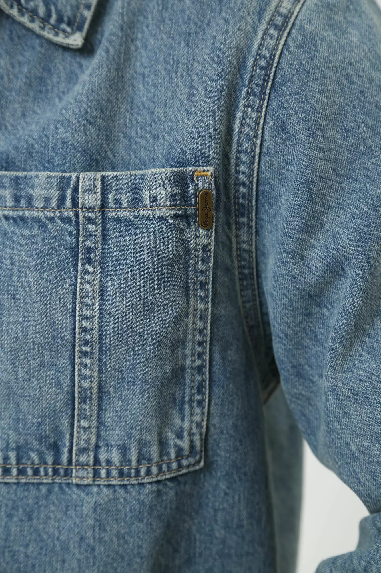 PM402994 Куртка джинсовая Pepe Jeans Голубой