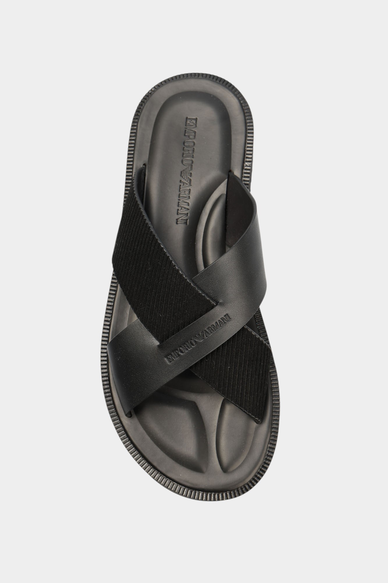 X4P124_XR340 Шлепки Emporio Armani Черный