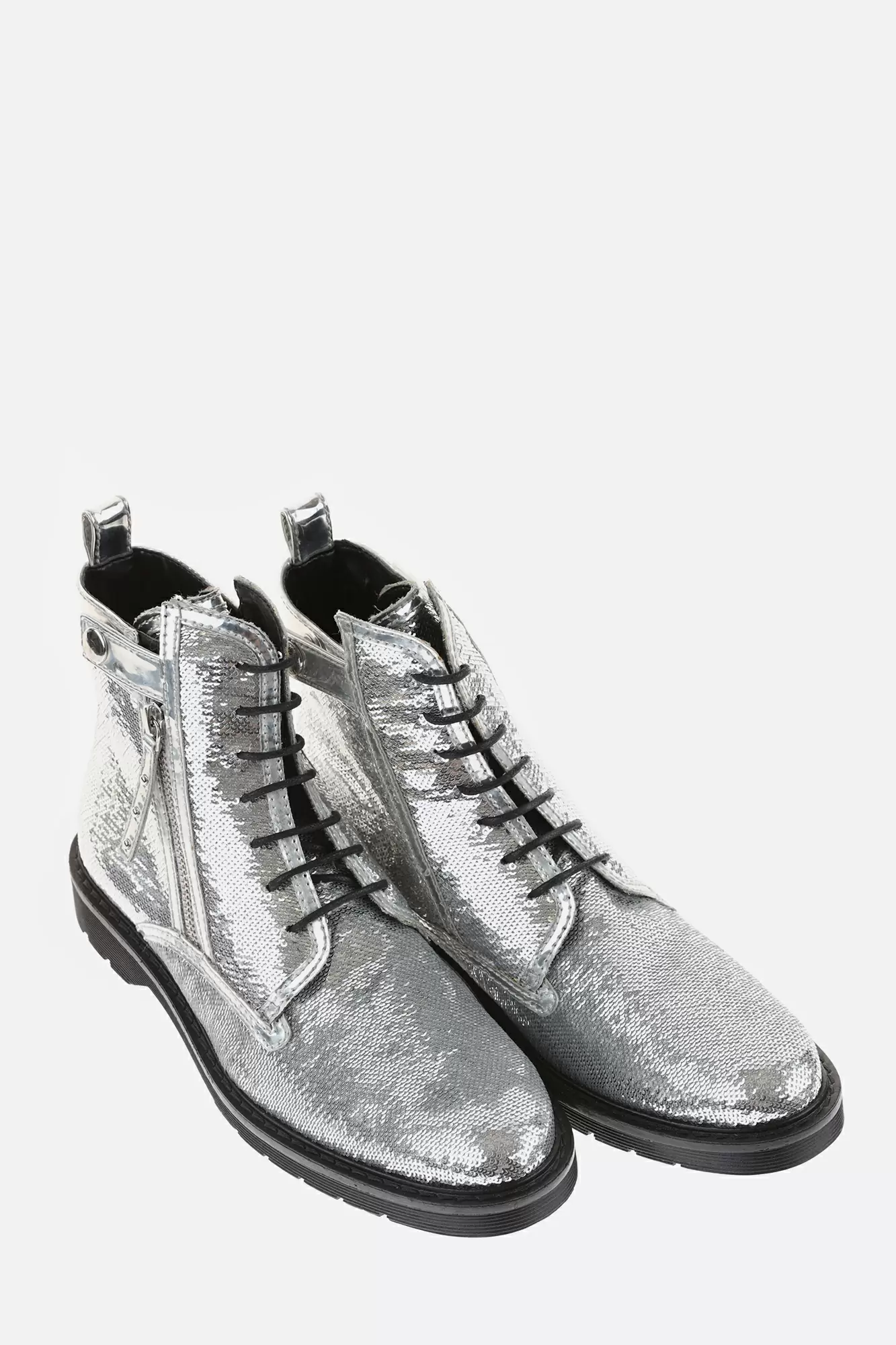 945034_7A108 Ботинки Armani Exchange Серебряный