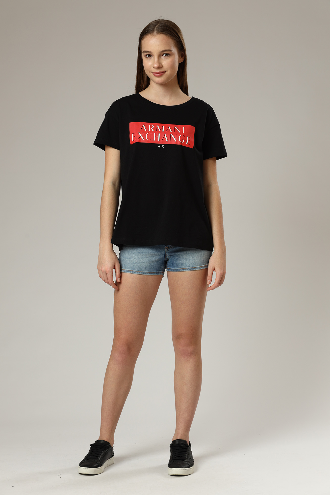 3LYJ91_Y3SDZ шорты джинсовые armani exchange