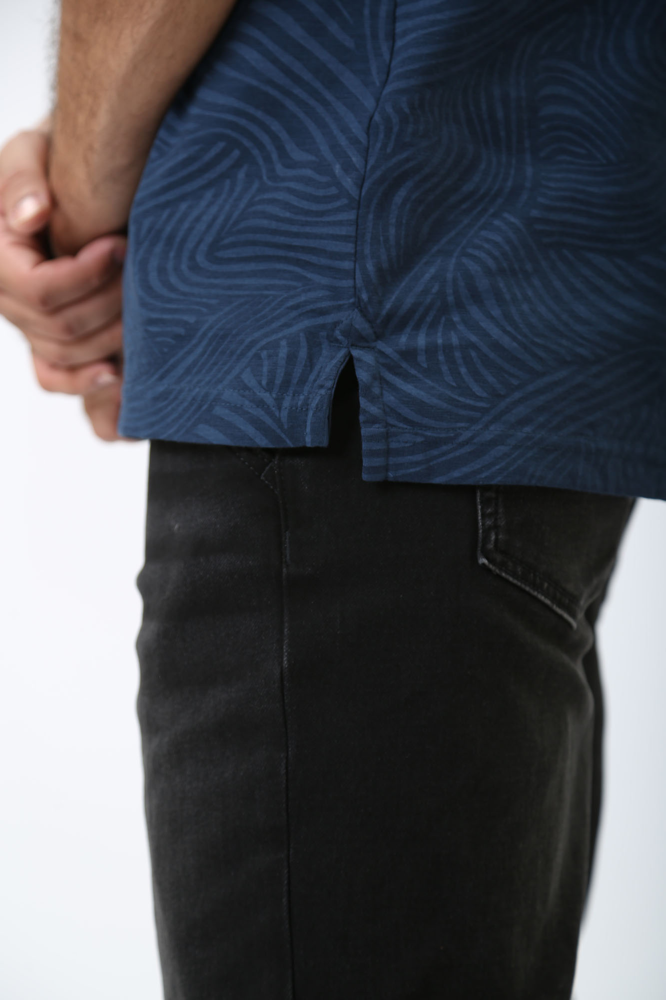 1014947 Поло Mustang Синий