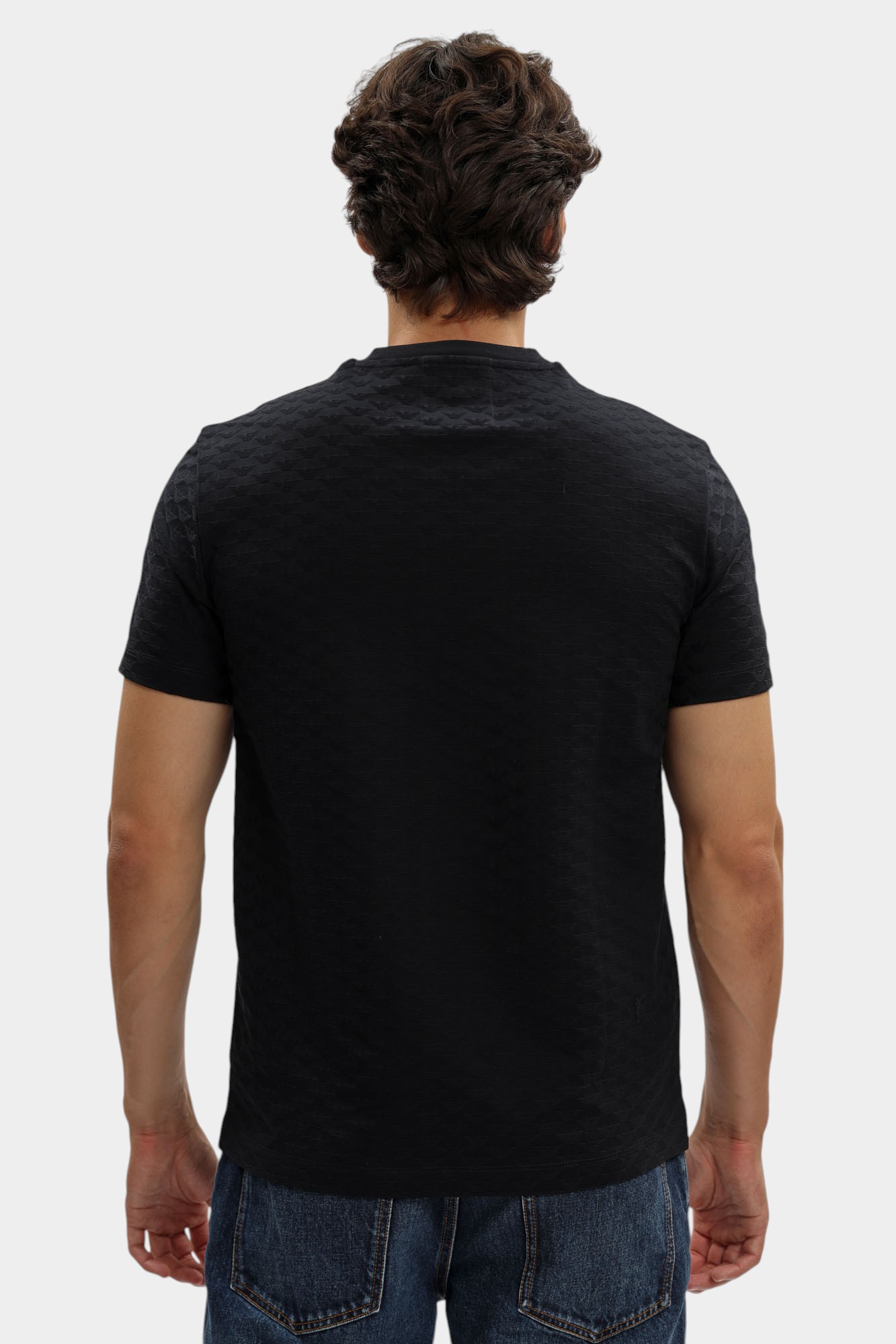 8N1TL7_1JHWZ Футболка Emporio Armani Голубой