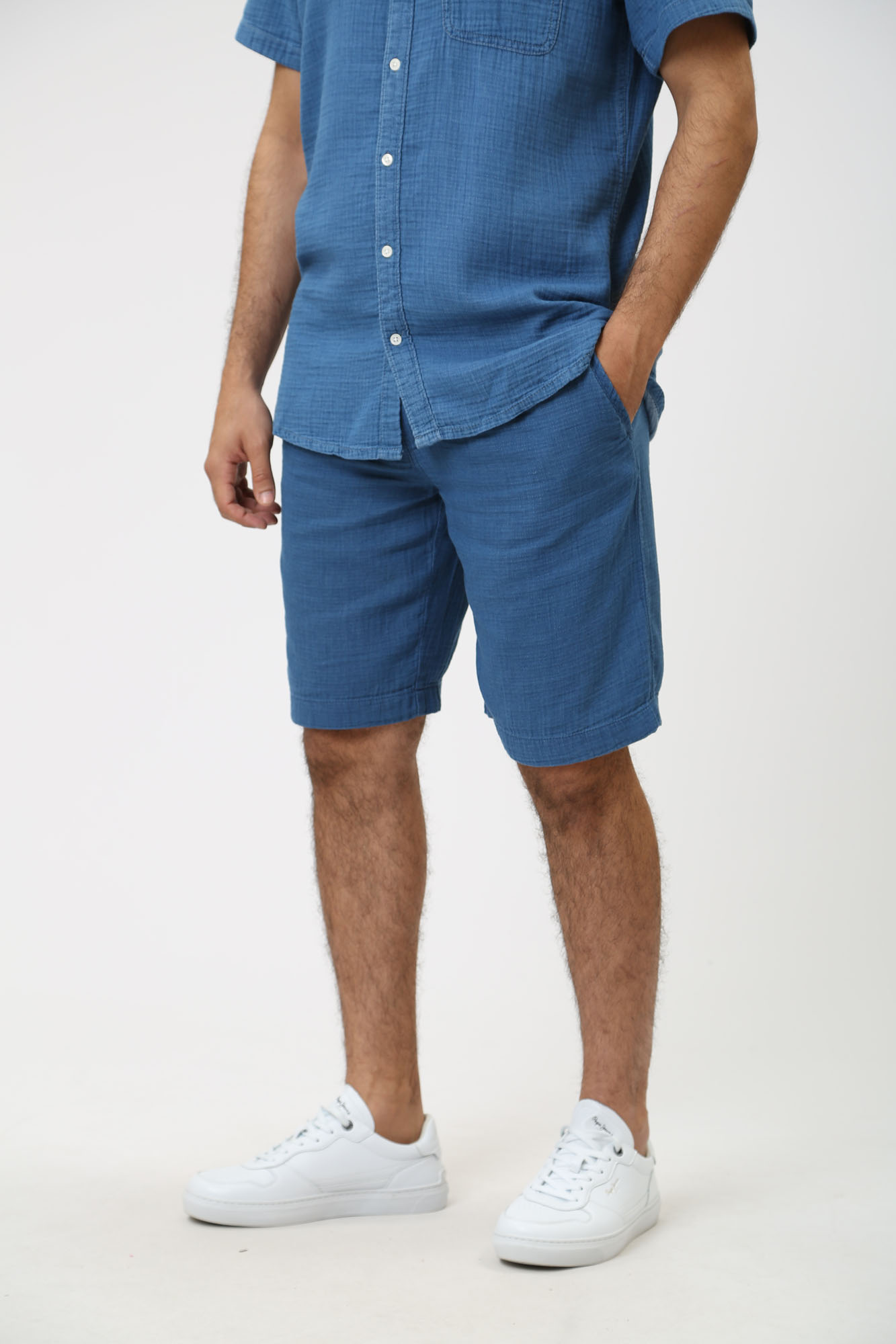 PM801083 Шорты джинсовые Pepe Jeans Синий