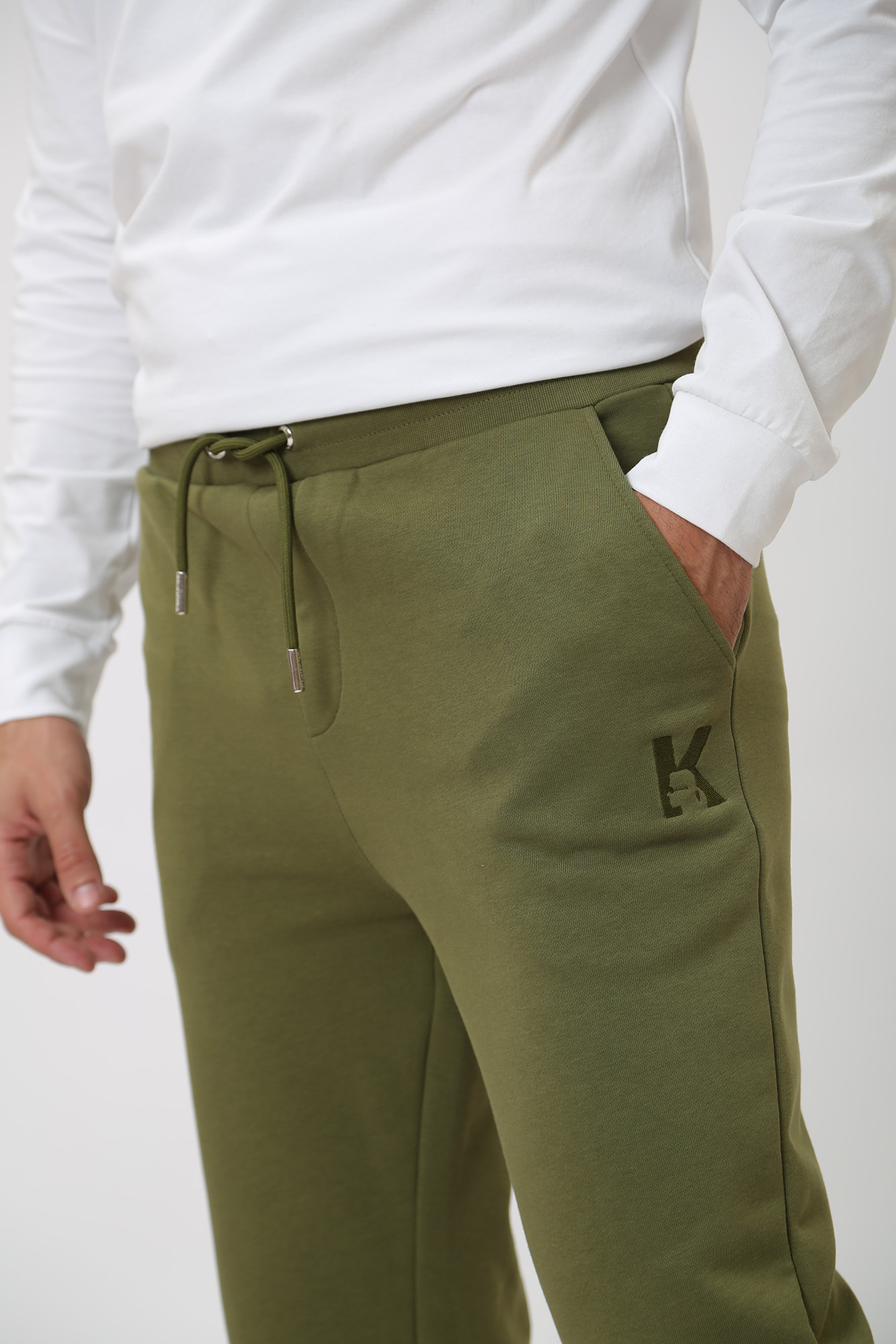 534910_705893 Брюки спортивные Karl Lagerfeld Зеленый