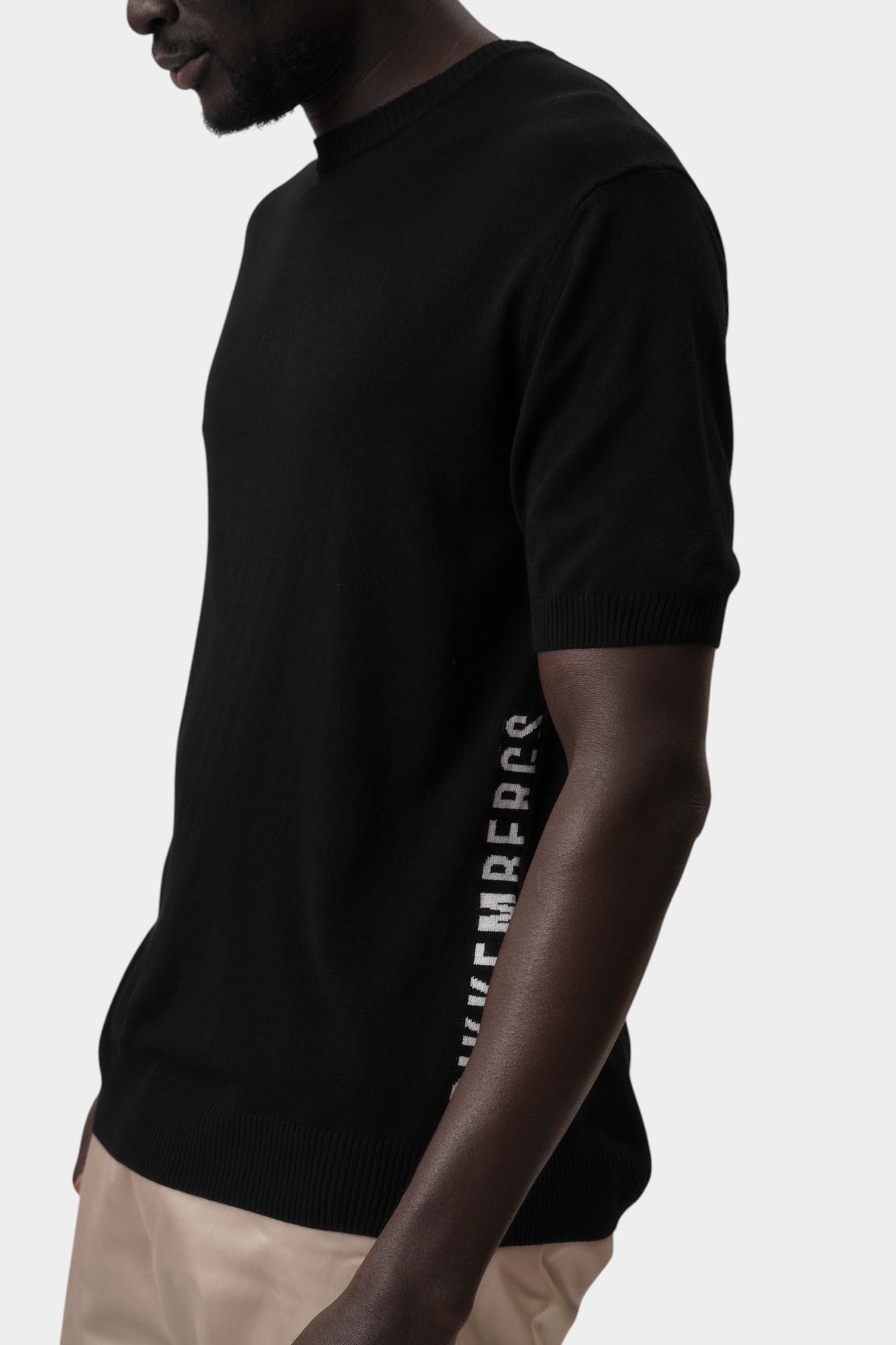 BMM0773 Футболка трикотажная Bikkembergs Черный