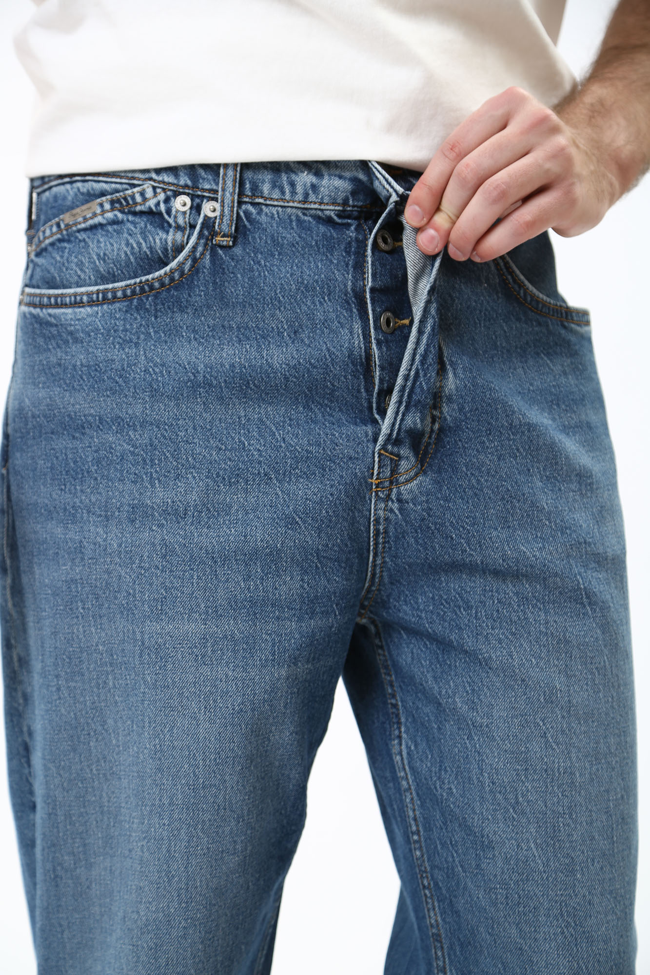 PM207402 Джинсы LOOSE STRAIGHT JEANS  Pepe Jeans Синий