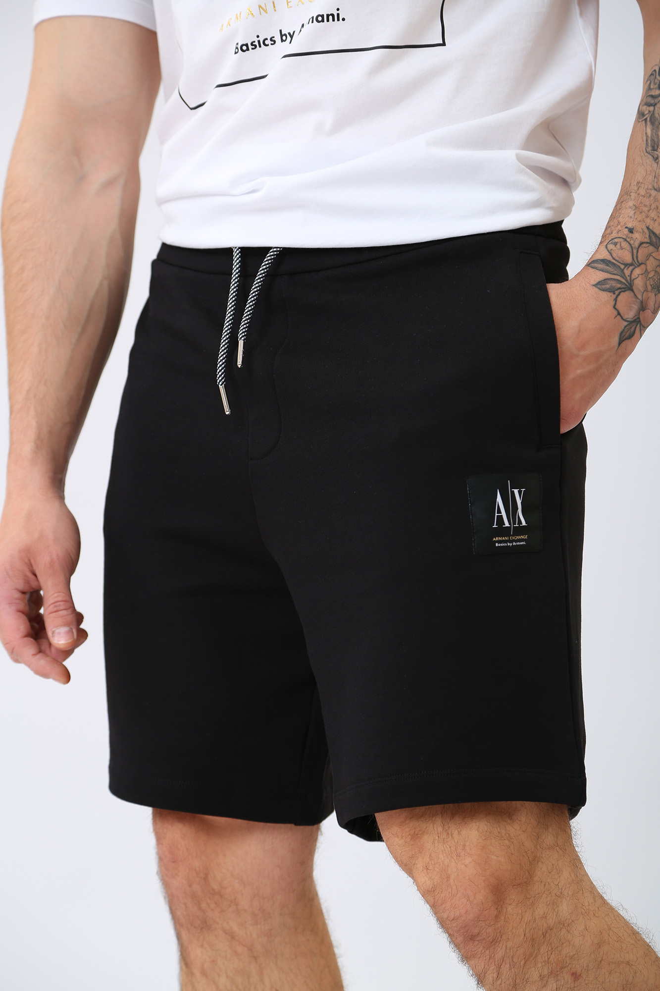 3RZSAA_ZJ83Z Шорты трикотажные Armani Exchange Черный