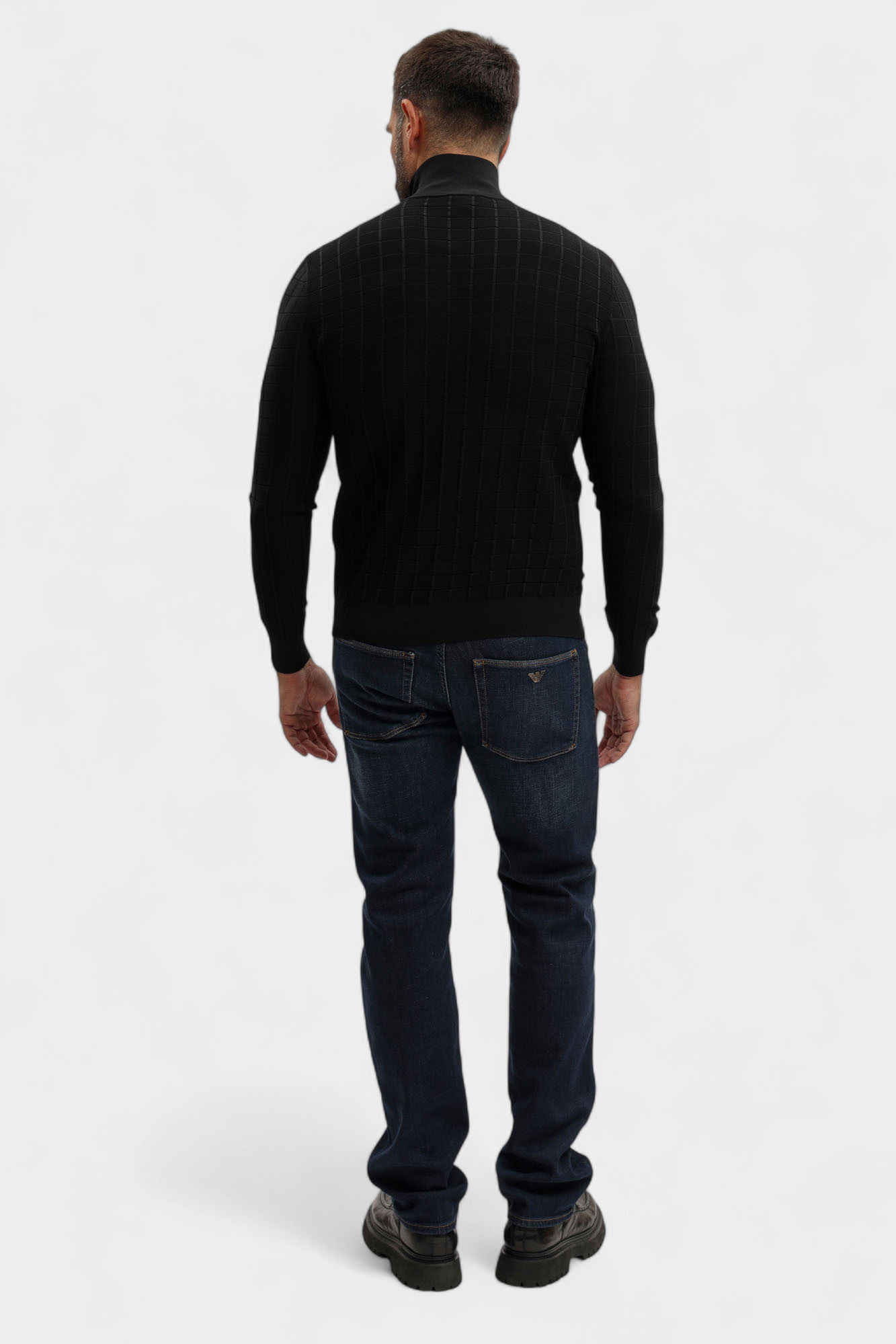 EM003501_ AF14853 Водолазка Emporio Armani Черный