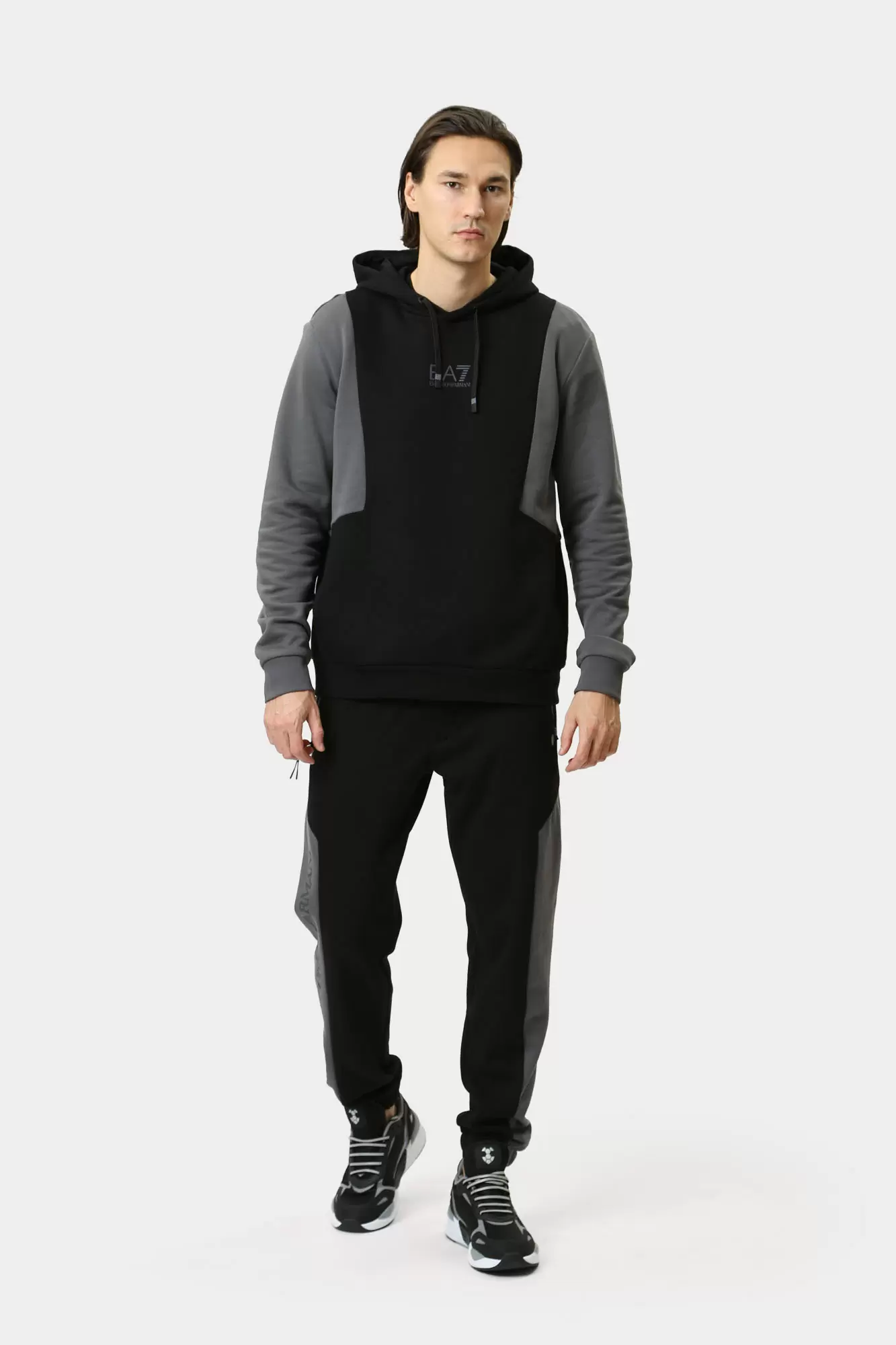 6DPM33_PJVTZ Худи EA7 Черный