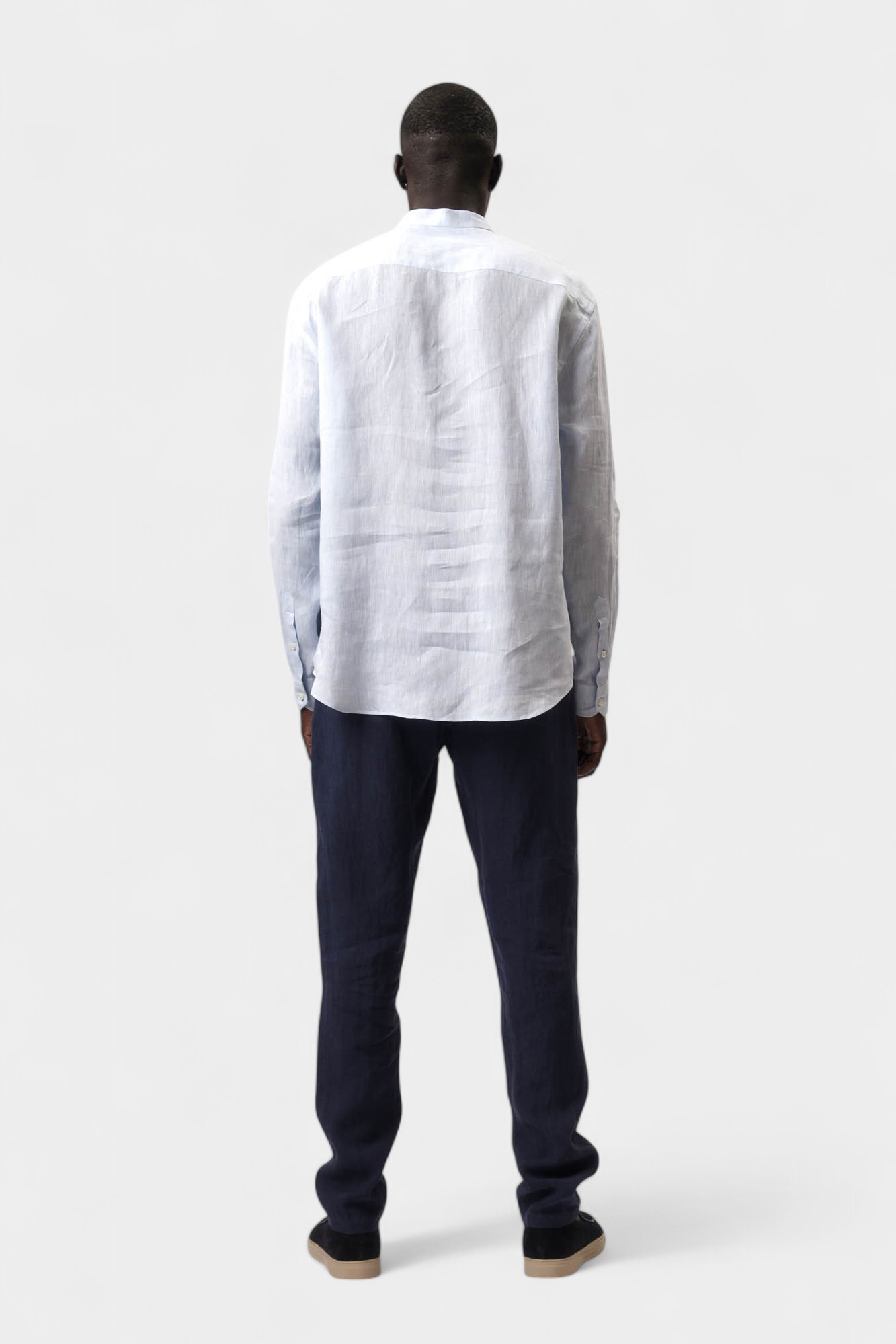 01SMGL_010F9 Рубашка Emporio Armani Голубой