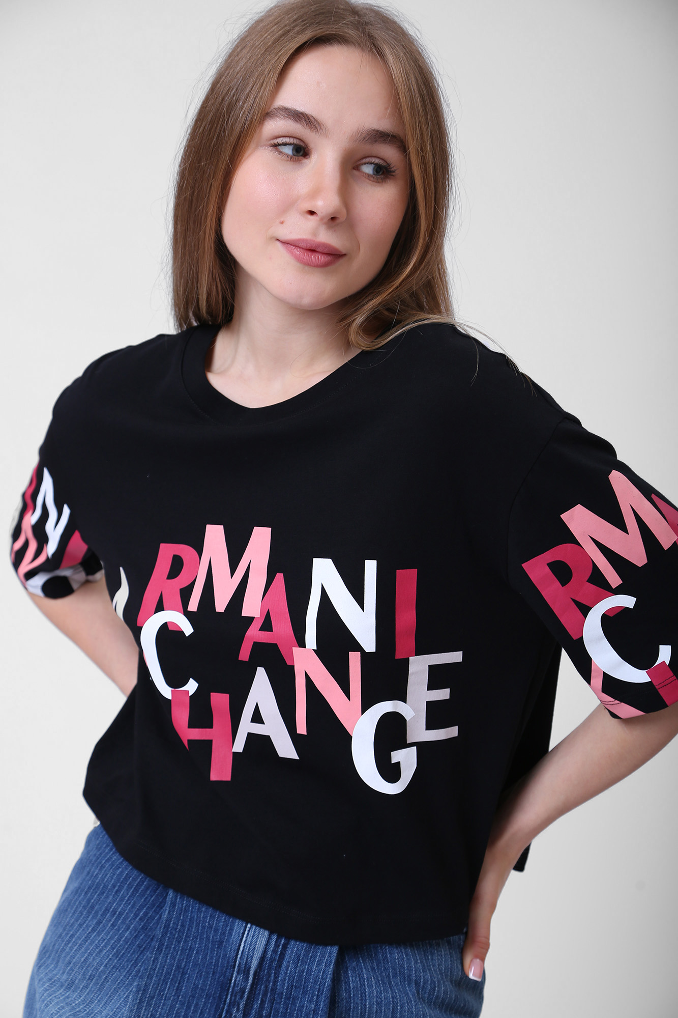 3RYTEH_YJ8QZ футболка armani exchange