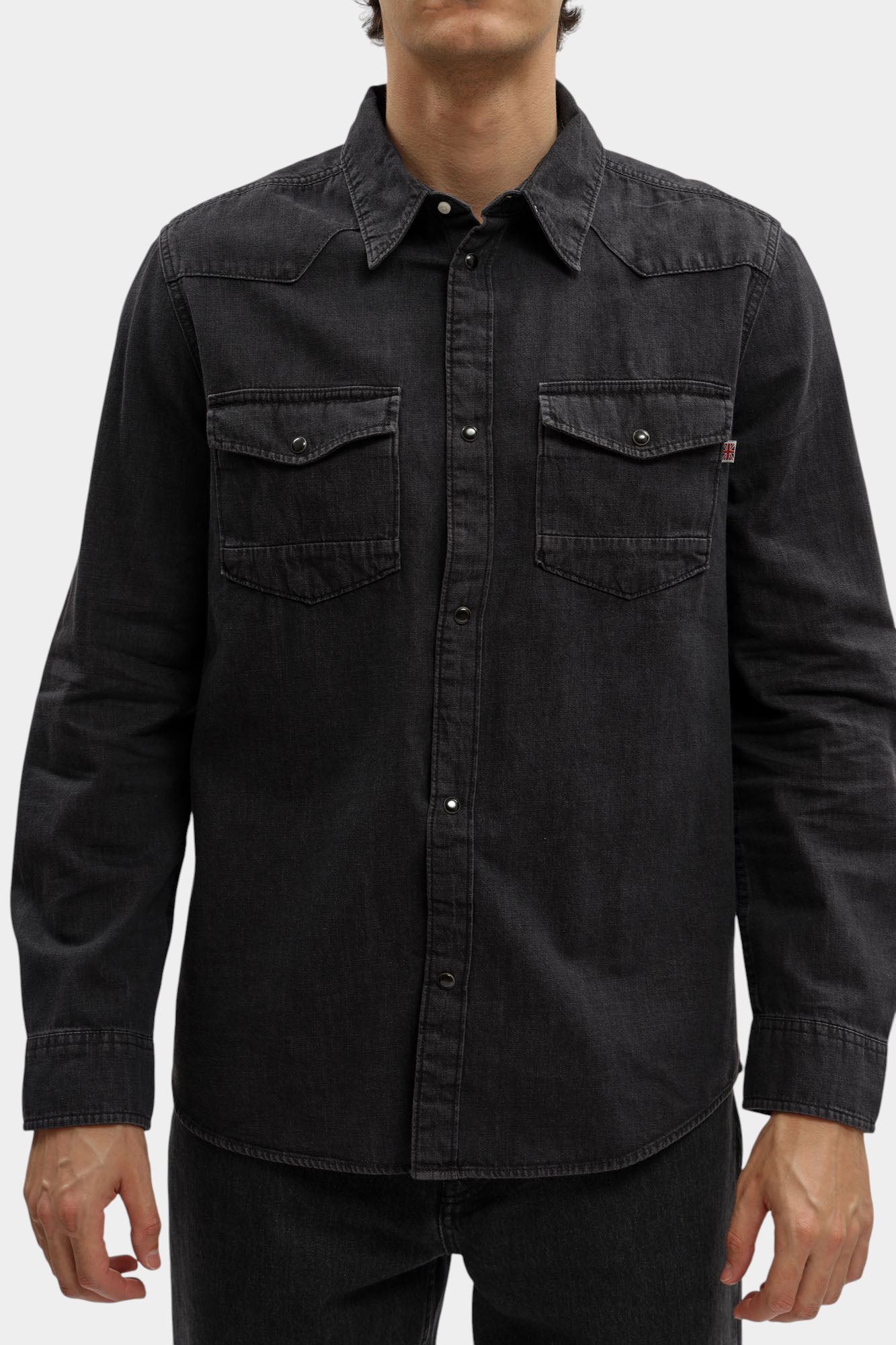 PM30908089A0 Рубашка джинсовая Pepe Jeans Черный