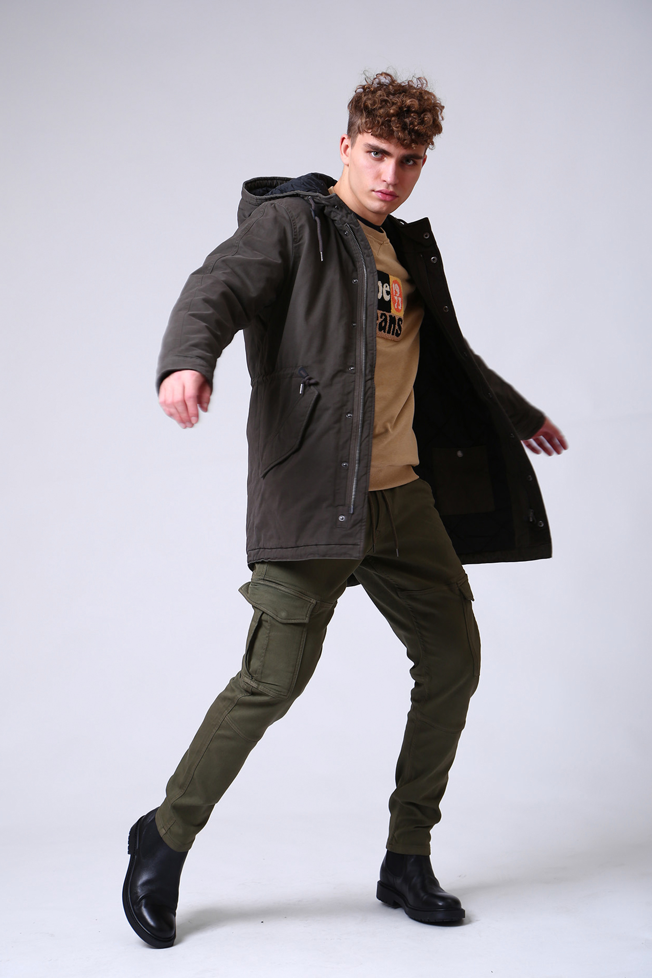 PM401520 Парка Pepe Jeans Коричневый