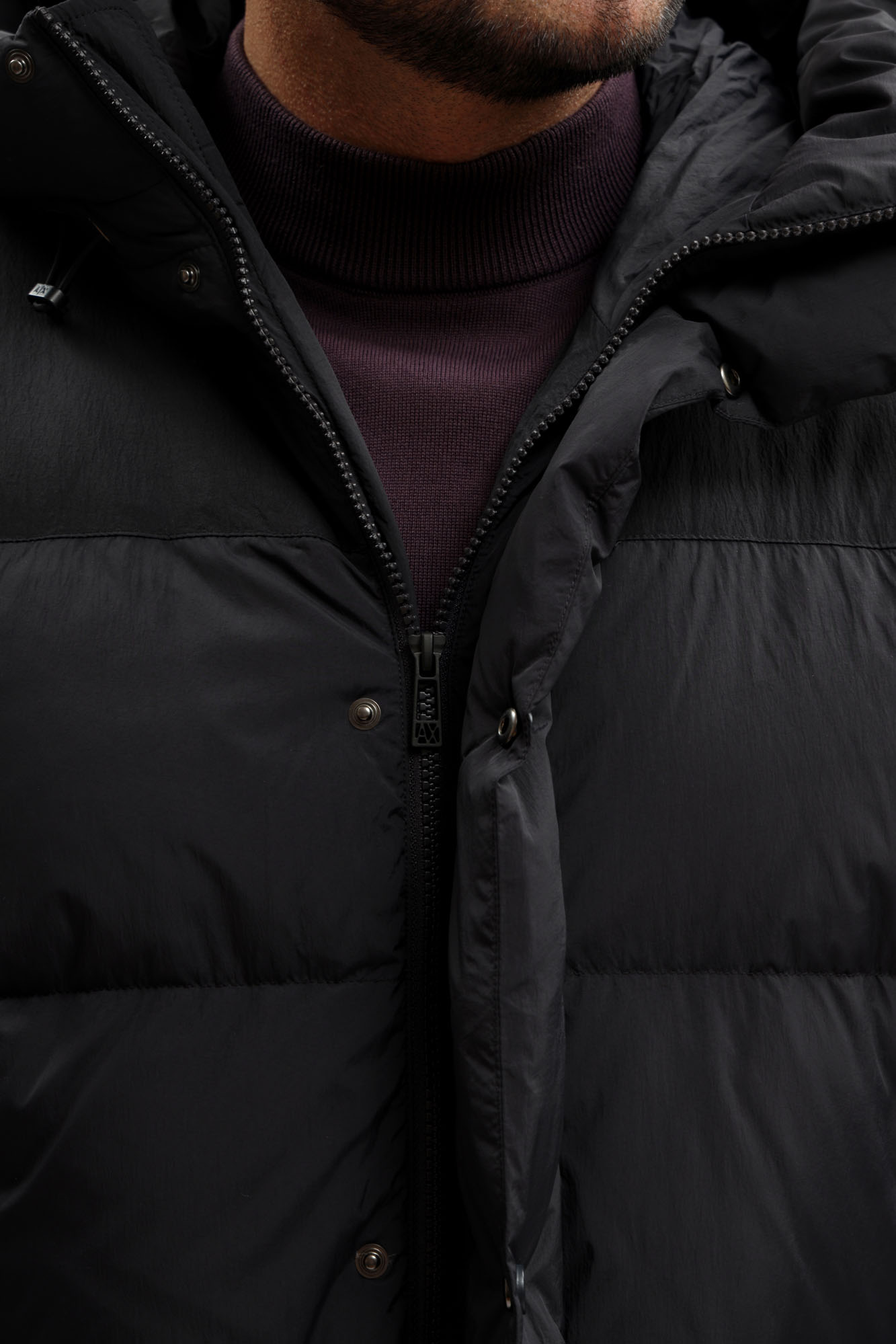 XM001128_AF16650 Куртка пуховая Armani Exchange Синий