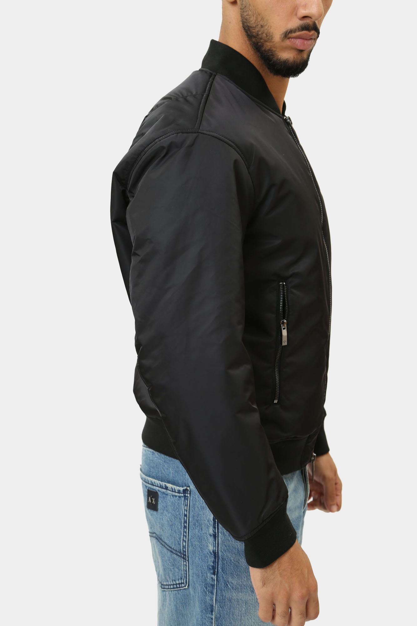 6DZB01_ZN4WZ Бомбер Armani Exchange Черный