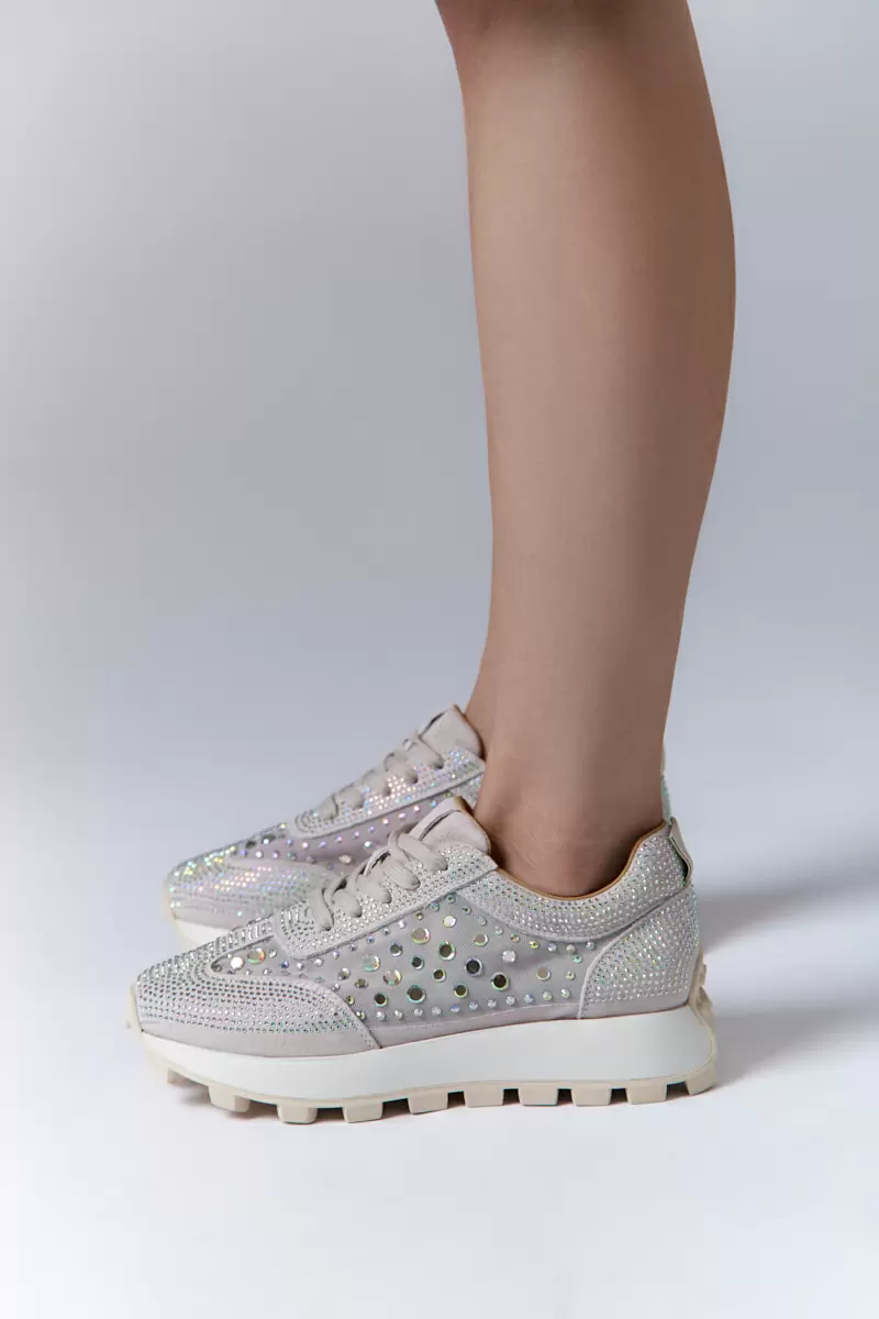 MC20386-WB/8 без подкладки Полуботинки жен текстил Кроссовки Marc Cony Бежевый