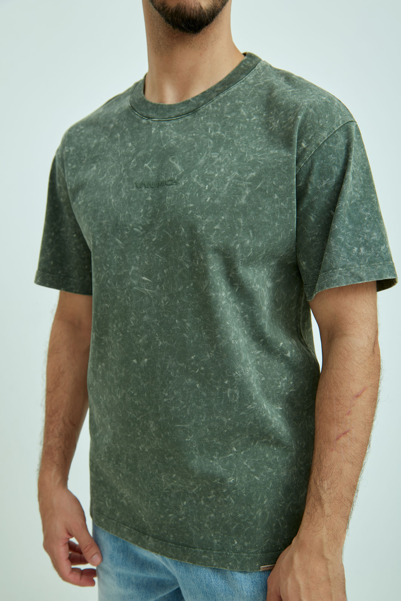 VM-ERK-22-069 Футболка Van Mich Зеленый