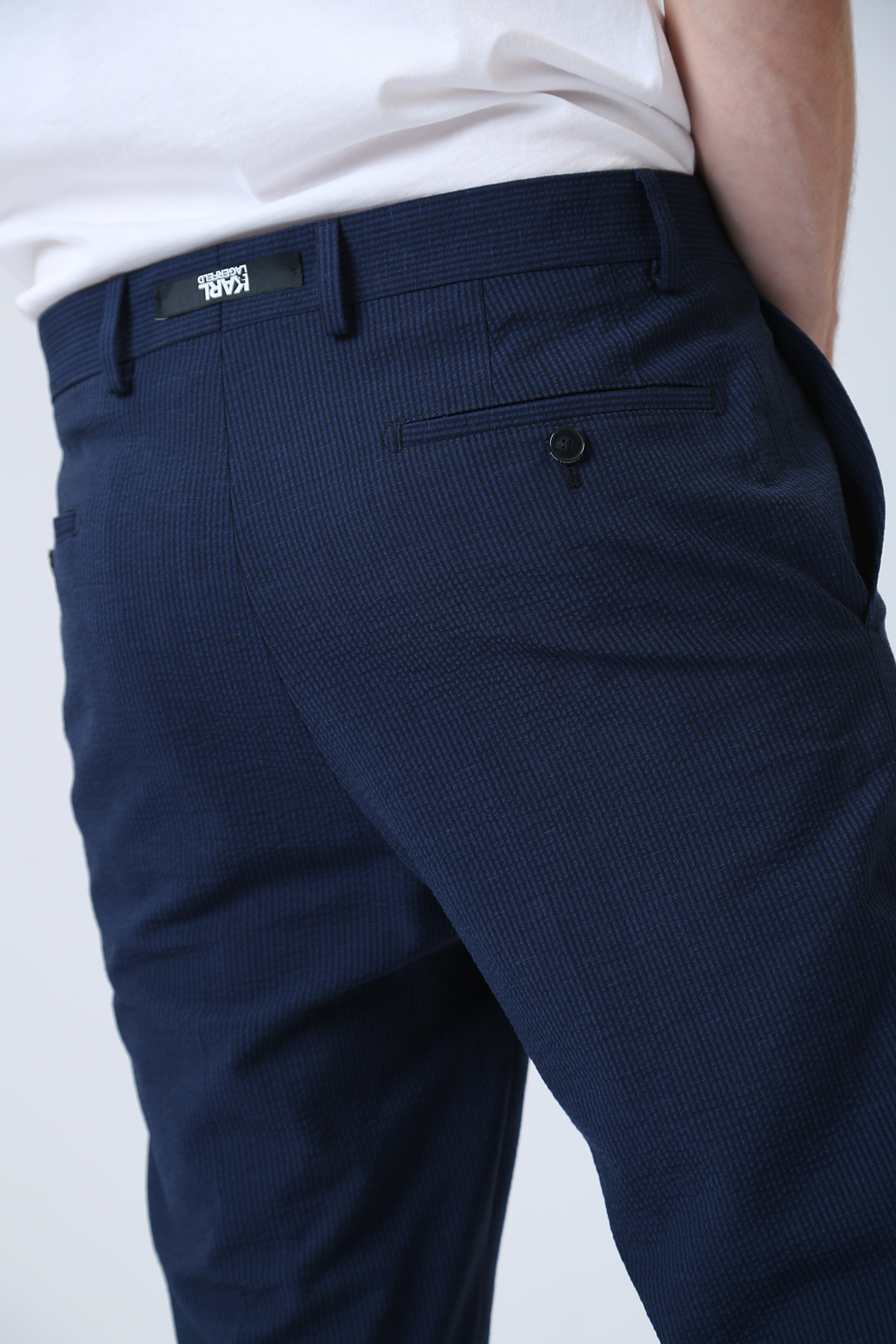 532026_255002 Брюки классические Karl Lagerfeld Синий