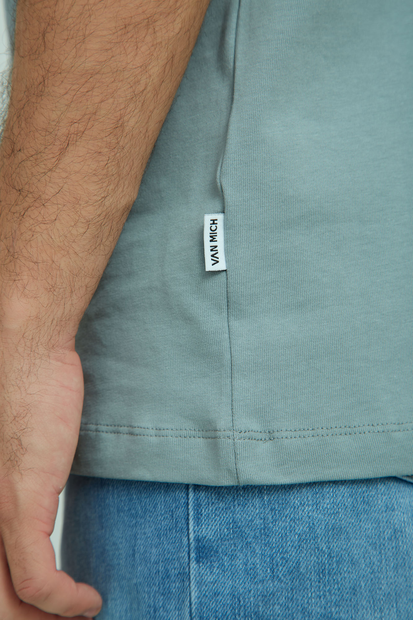 VM-ERK-22-063 Футболка Van Mich Голубой