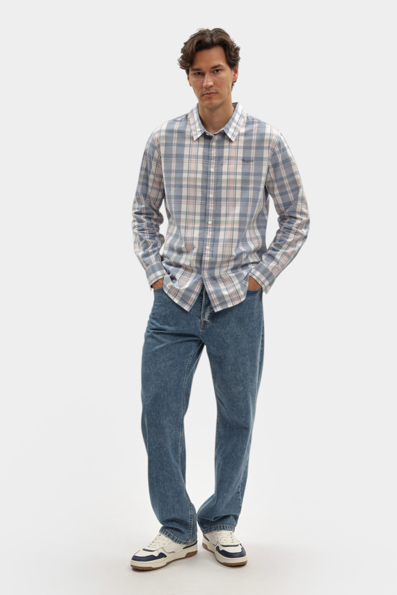 PM309070 Рубашка с длинным рукавом Pepe Jeans Синий