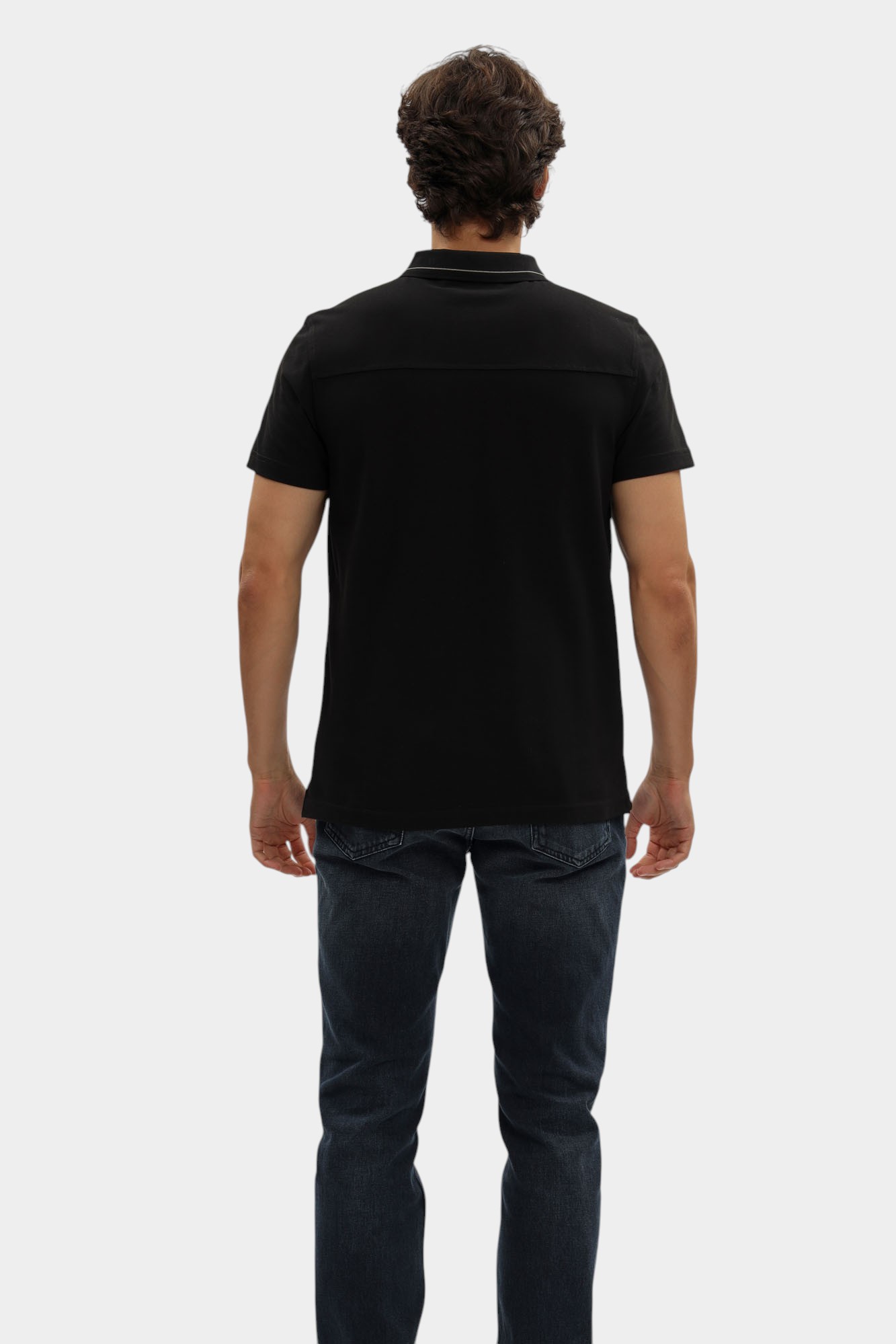 G5018000026N-MTP02J91-83Y1 Поло Trussardi Черный