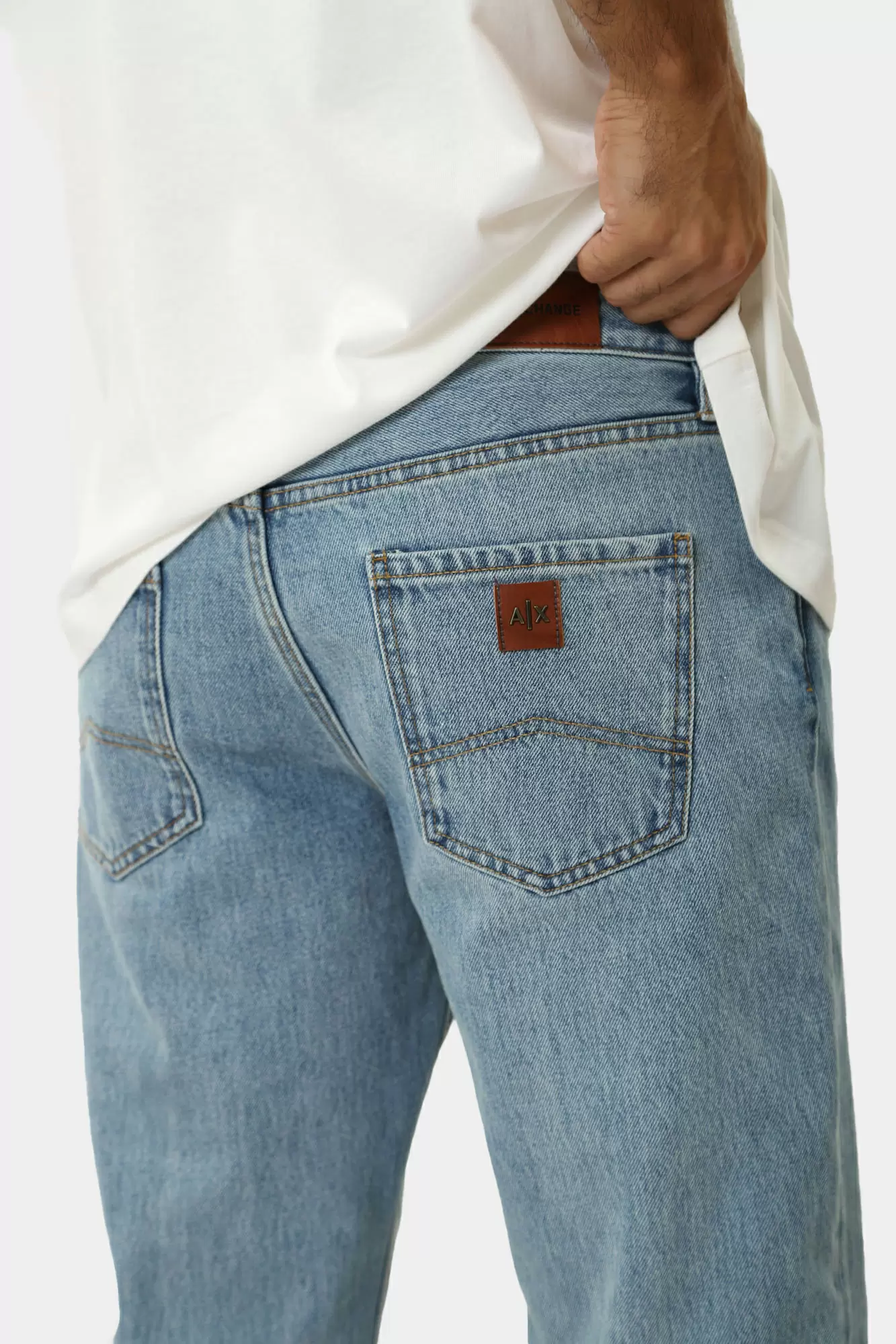 6DZJ16_Z1ZSZ_25EV Брюки джинсовые Armani Exchange Синий