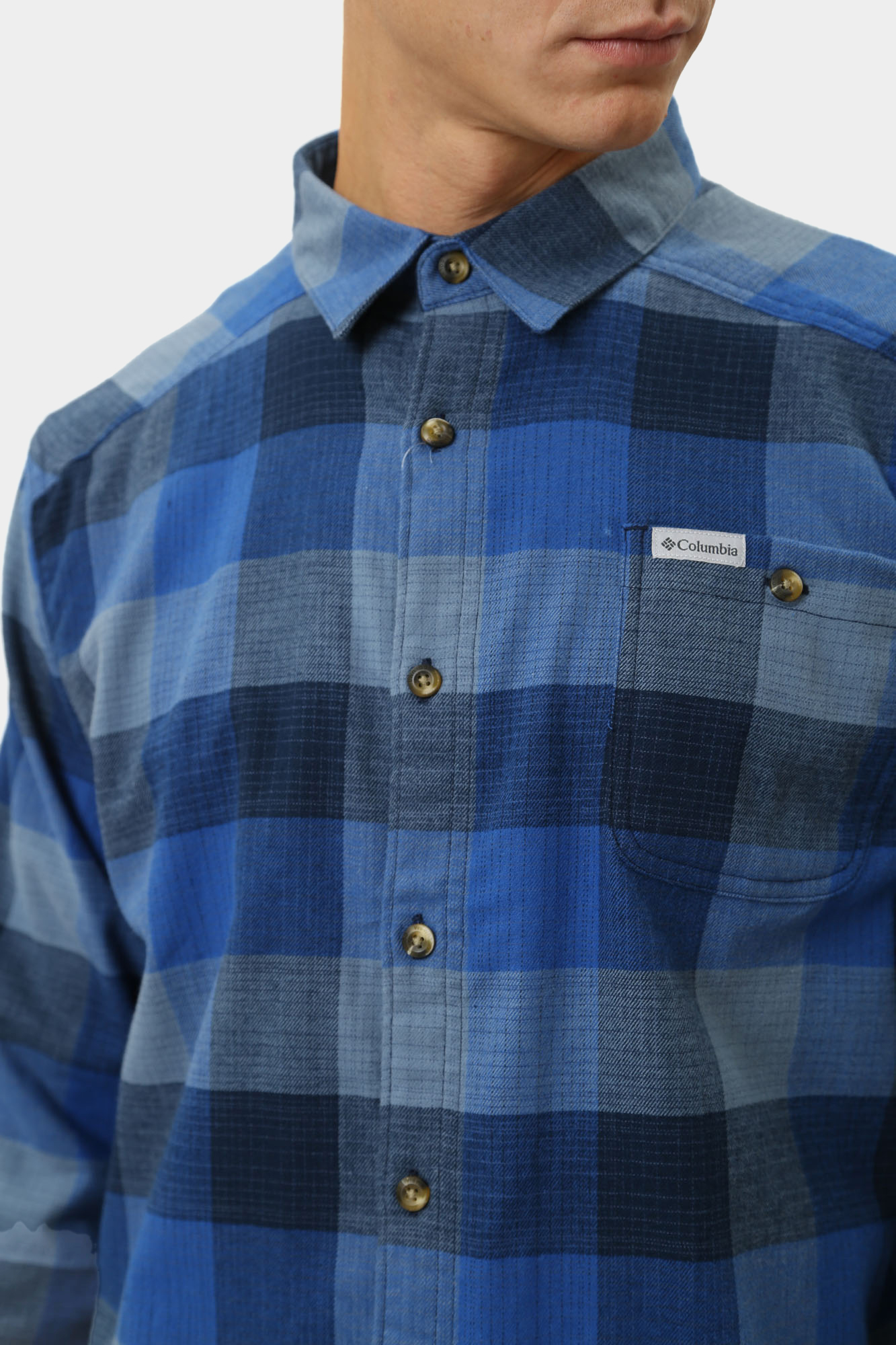 1617951 Рубашка с длинным рукавом Columbia Синий