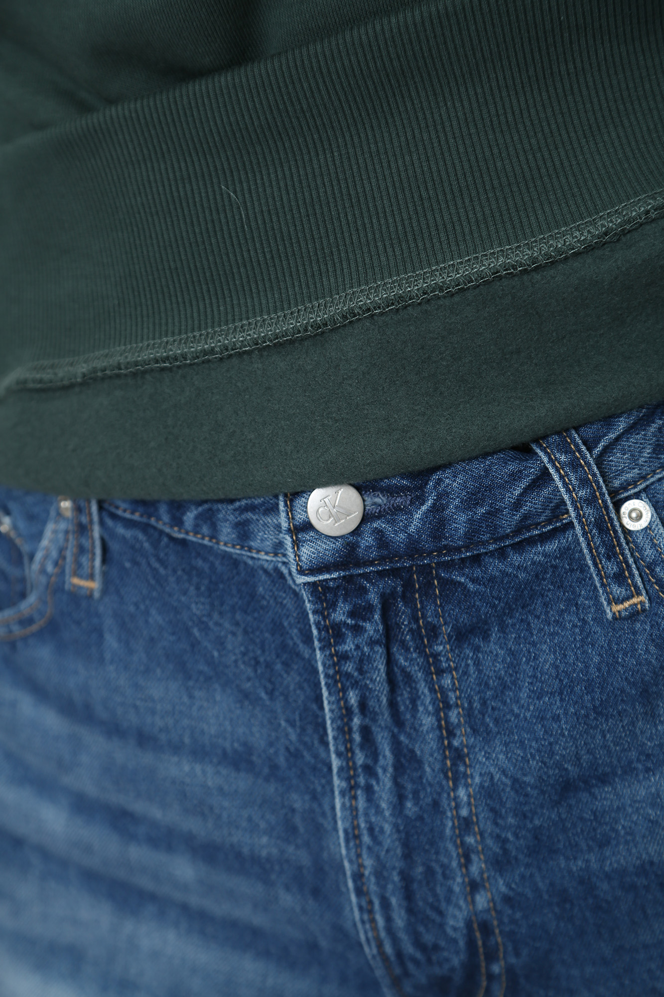 J30J320837 Джемпер Calvin Klein Jeans Зеленый