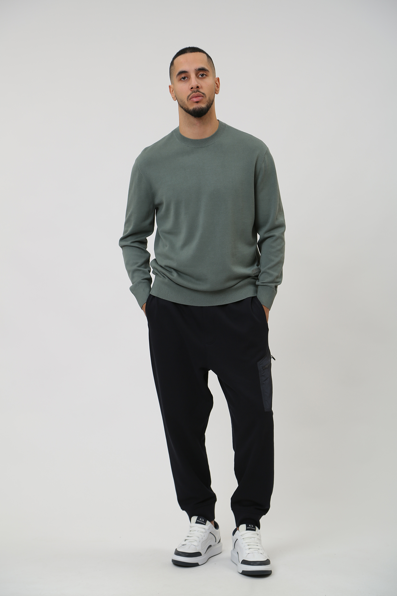 3DZM6A_ZMQ7Z Джемпер Armani Exchange Зеленый