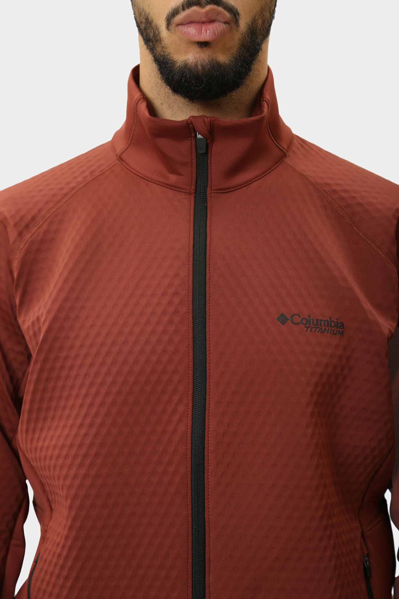 2094991 Куртка трикотажная Columbia Красный