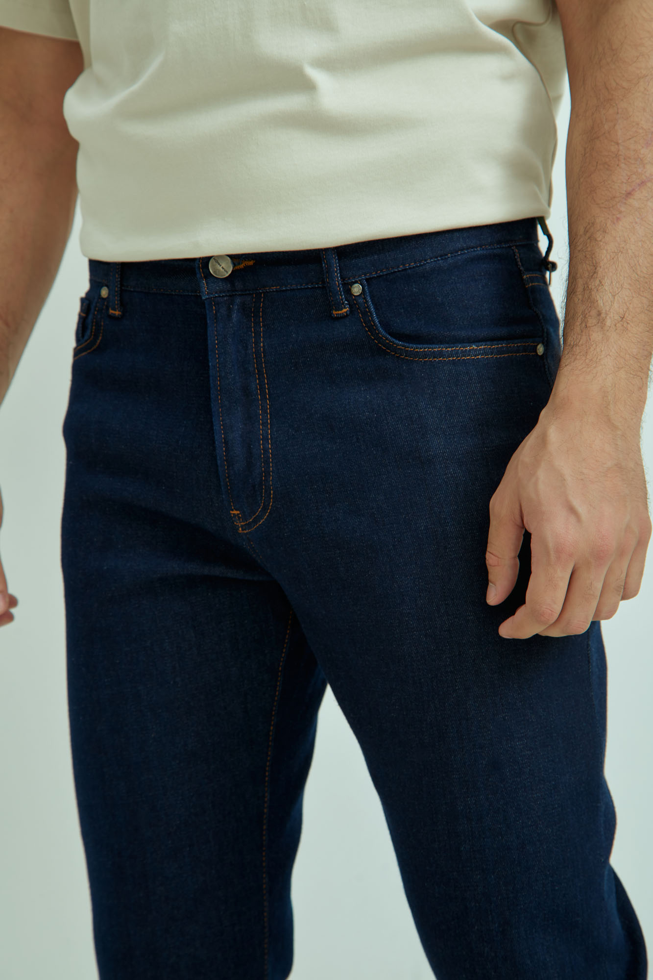 VM-OMA-33-027 Джинсы DAD  Van Mich Синий