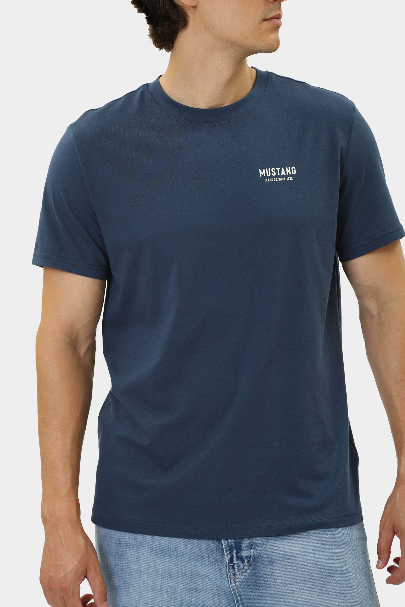 1015055 Футболка Mustang Синий