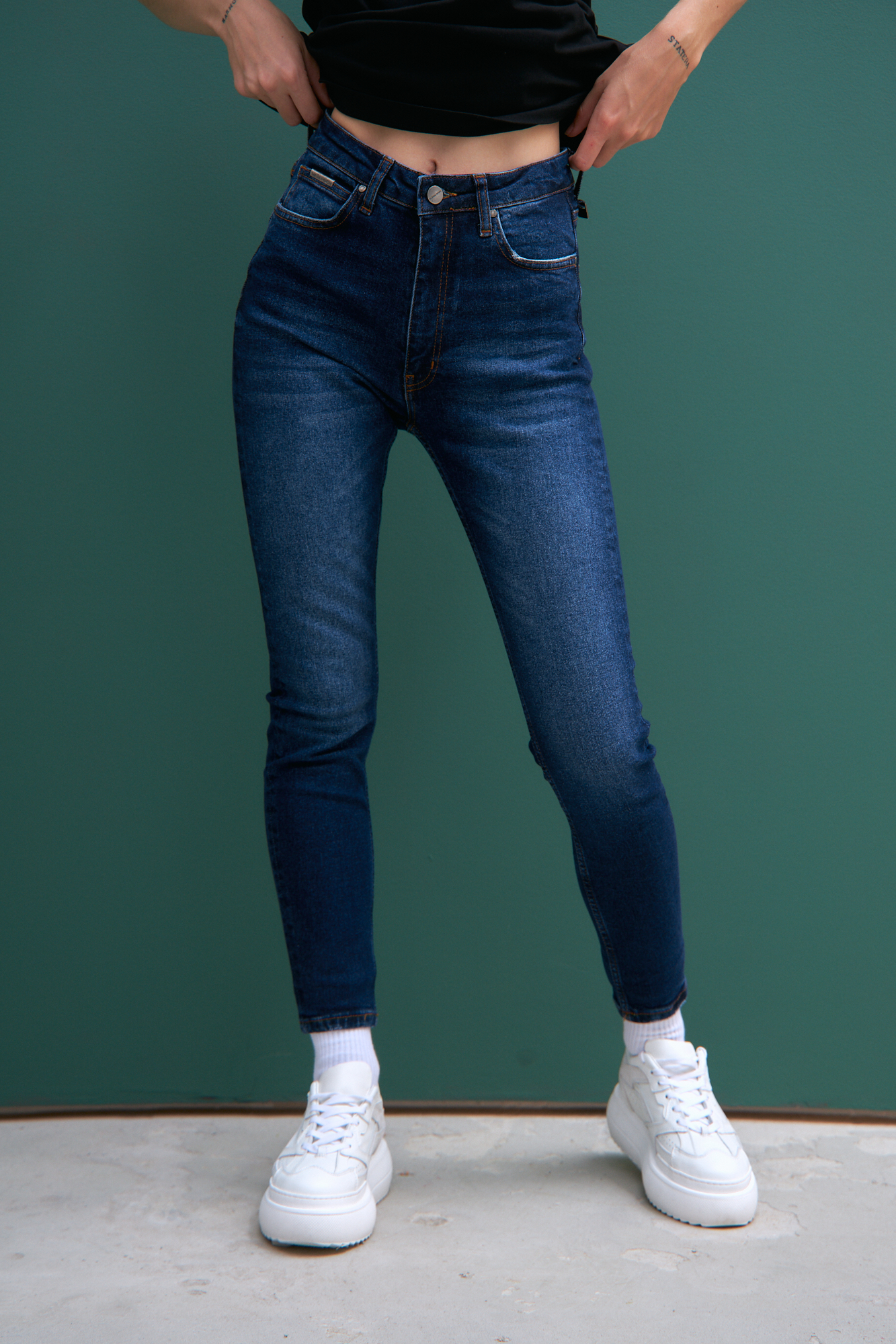 VW-232-33-010 джинсы high rise super skinny van mich 