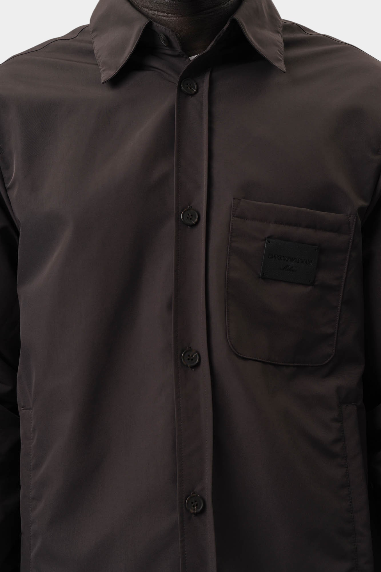 EM001629_AF13770 Рубашка д/р Emporio Armani Черный