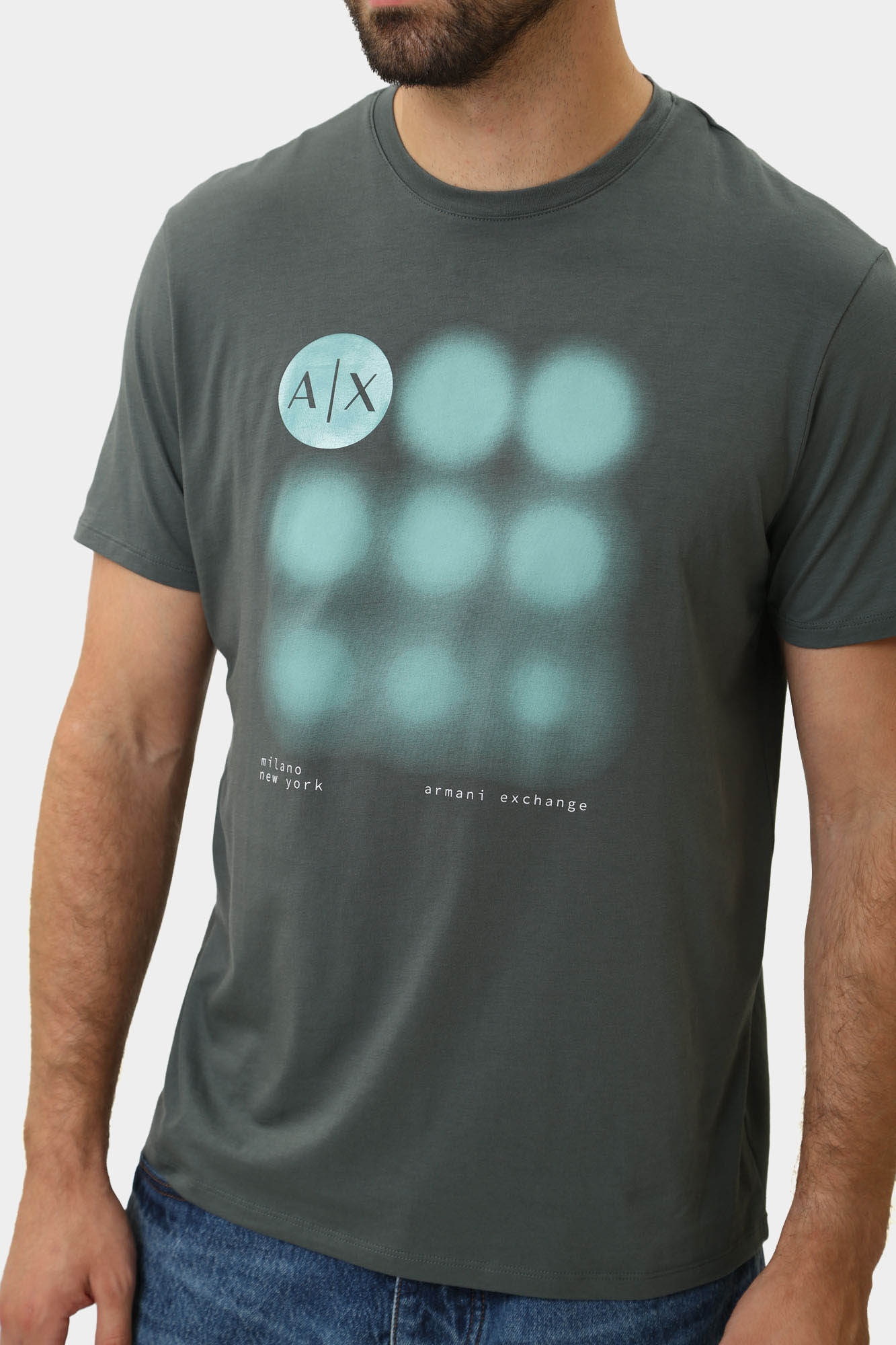 3DZTBH_ZJA5Z Футболка Armani Exchange Зеленый