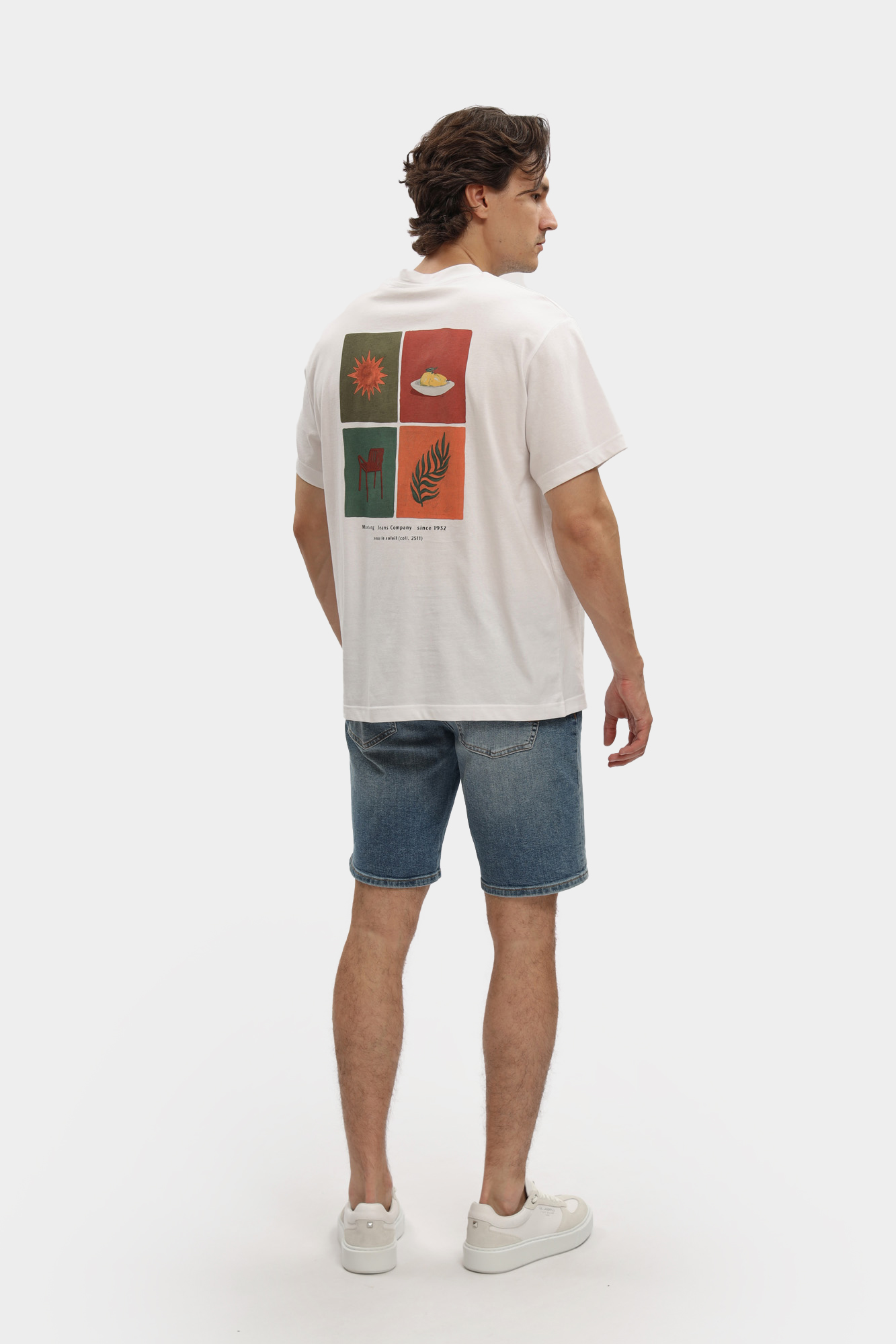 1016454-5000 Шорты джинсовые Mustang Синий