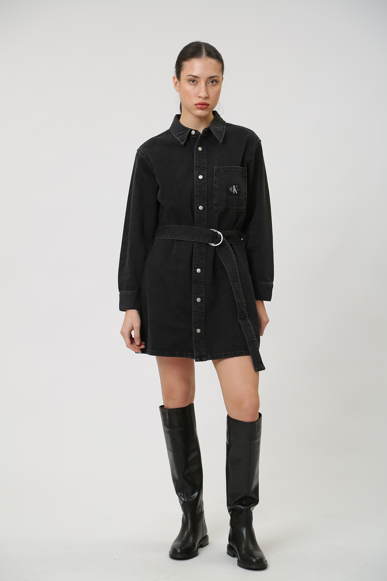 J20J222460 платье джинсовое calvin klein jeans 