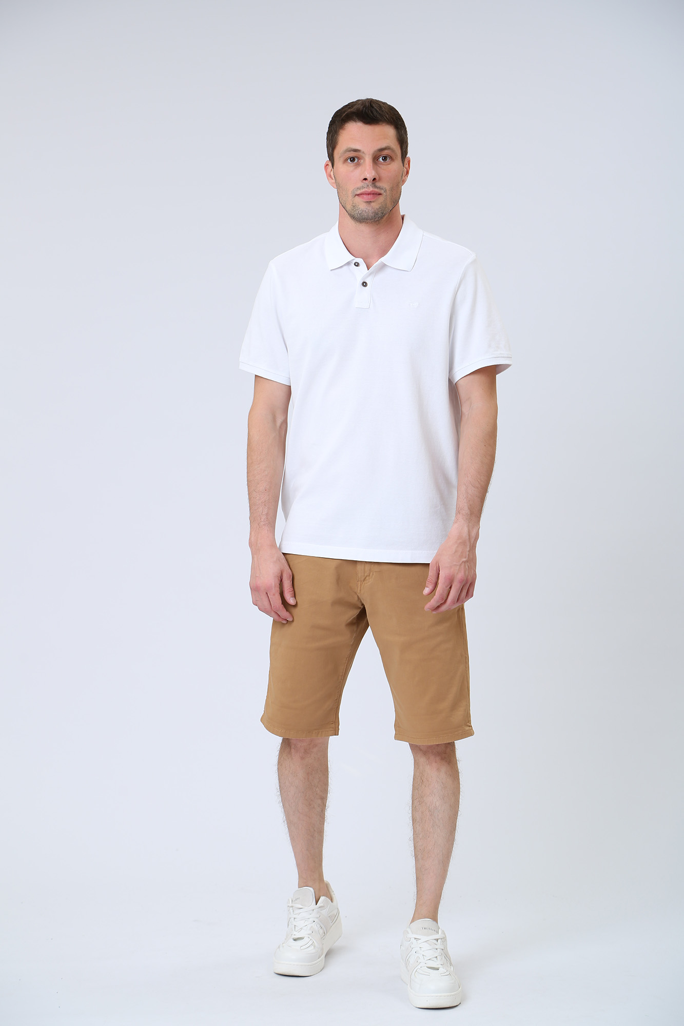 1013818 Поло Mustang Белый